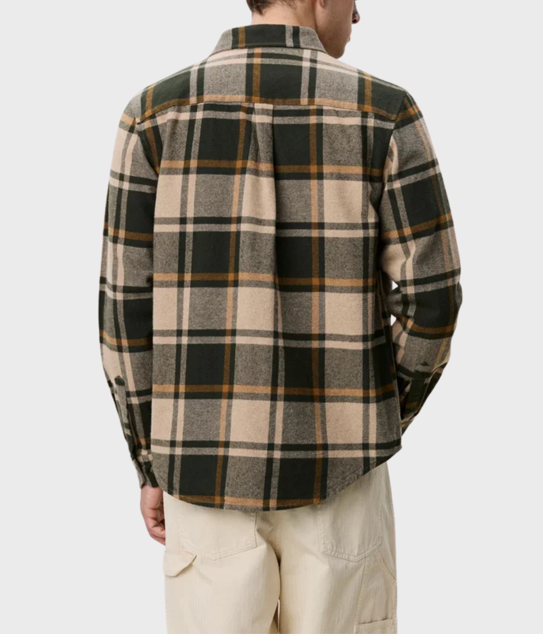 Check Flannel Shirt (528 Rosin Green)