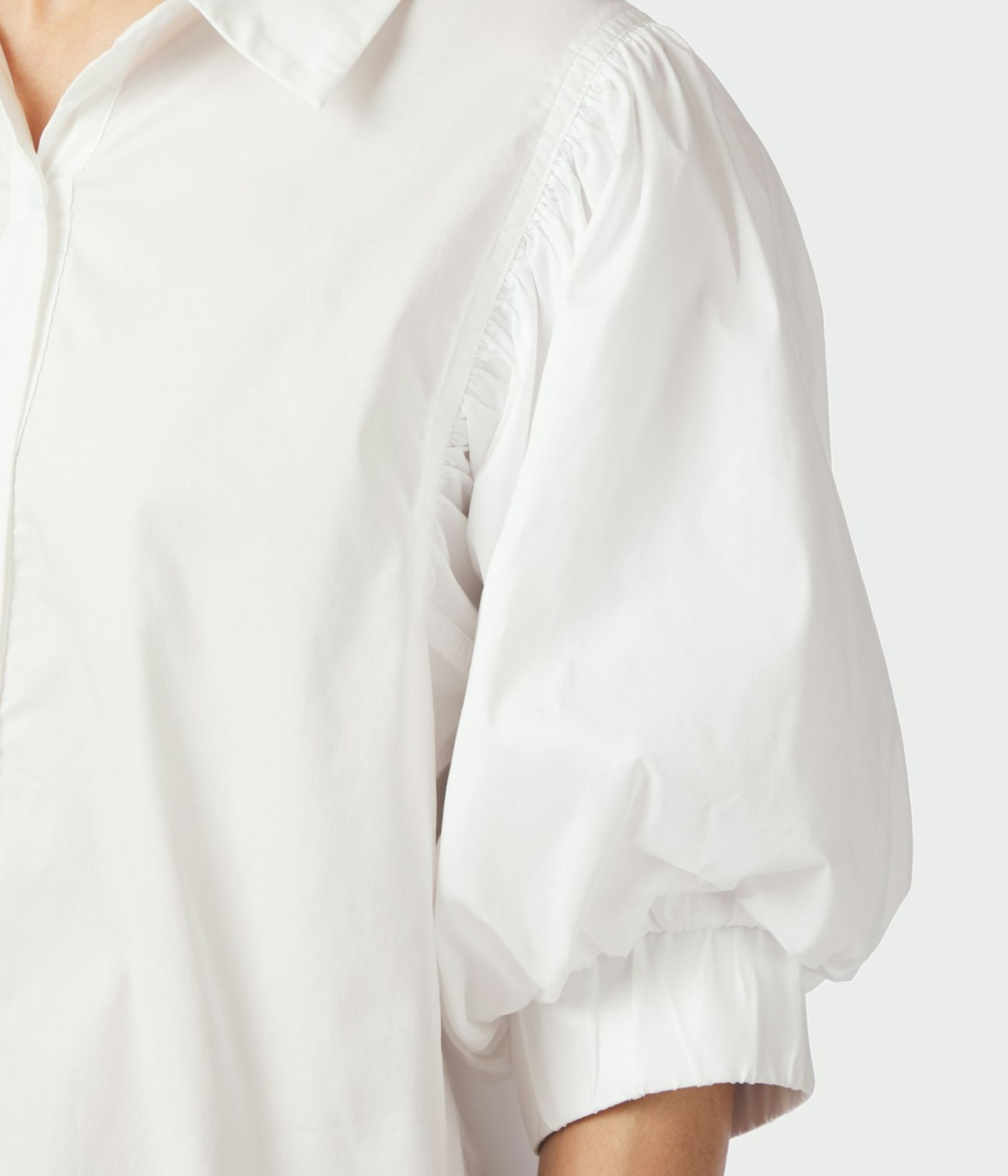 Etta Poplin Shirt (120 White)