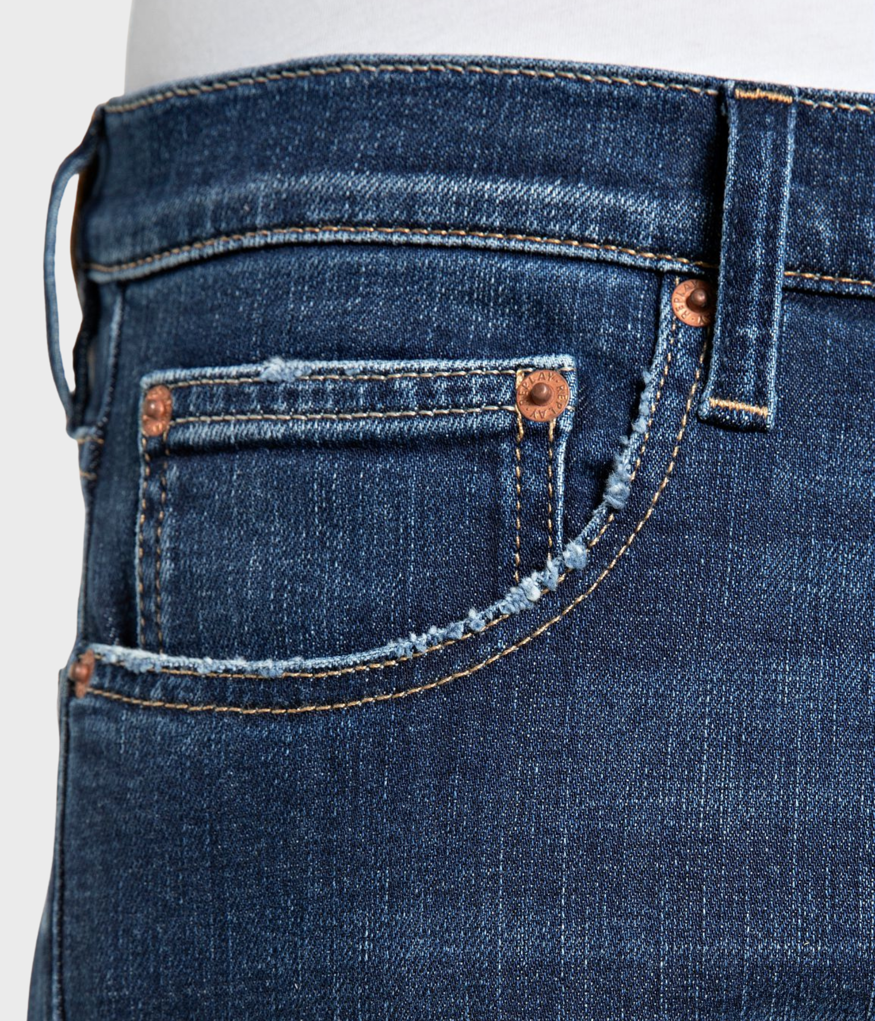 Trousers Aideen (C007 DARK BLUE dark enzymatic wash)
