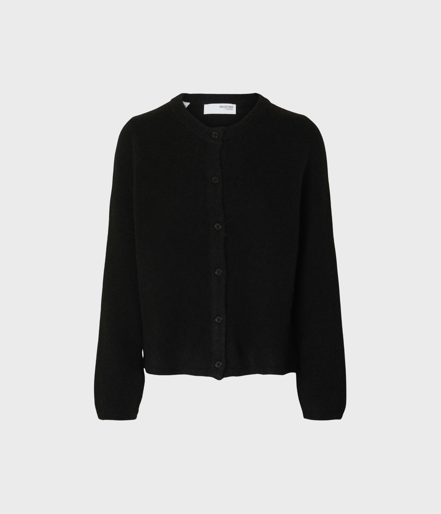 Slflulu New Ls Knit Cardigan Noos. (Black)