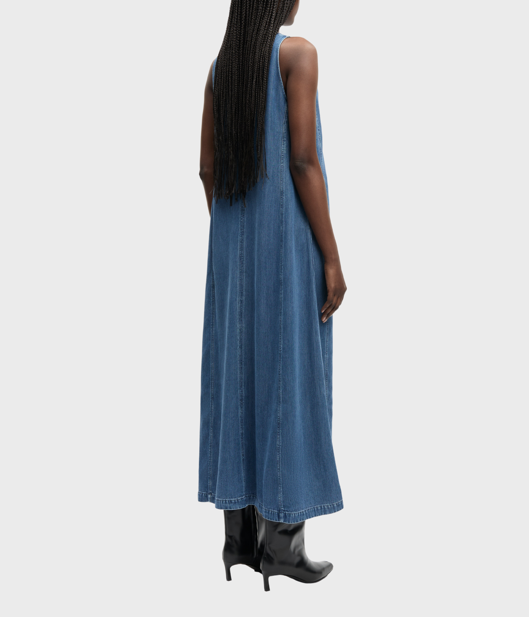 Saskylar Dress 15645 (CLR002201 Medium denim blue)