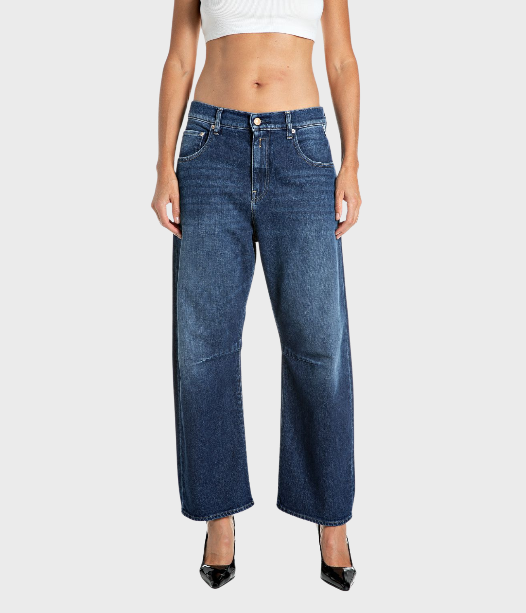 Janie (C007 DARK BLUE dark enzymatic stone wash)