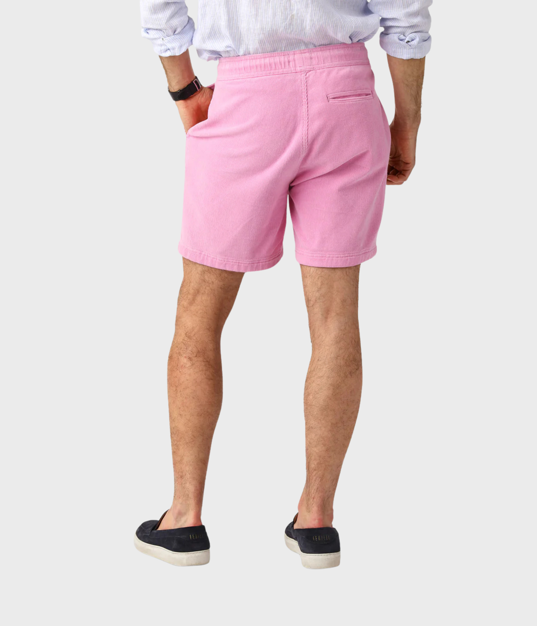 Cord Shorts. (Pink)