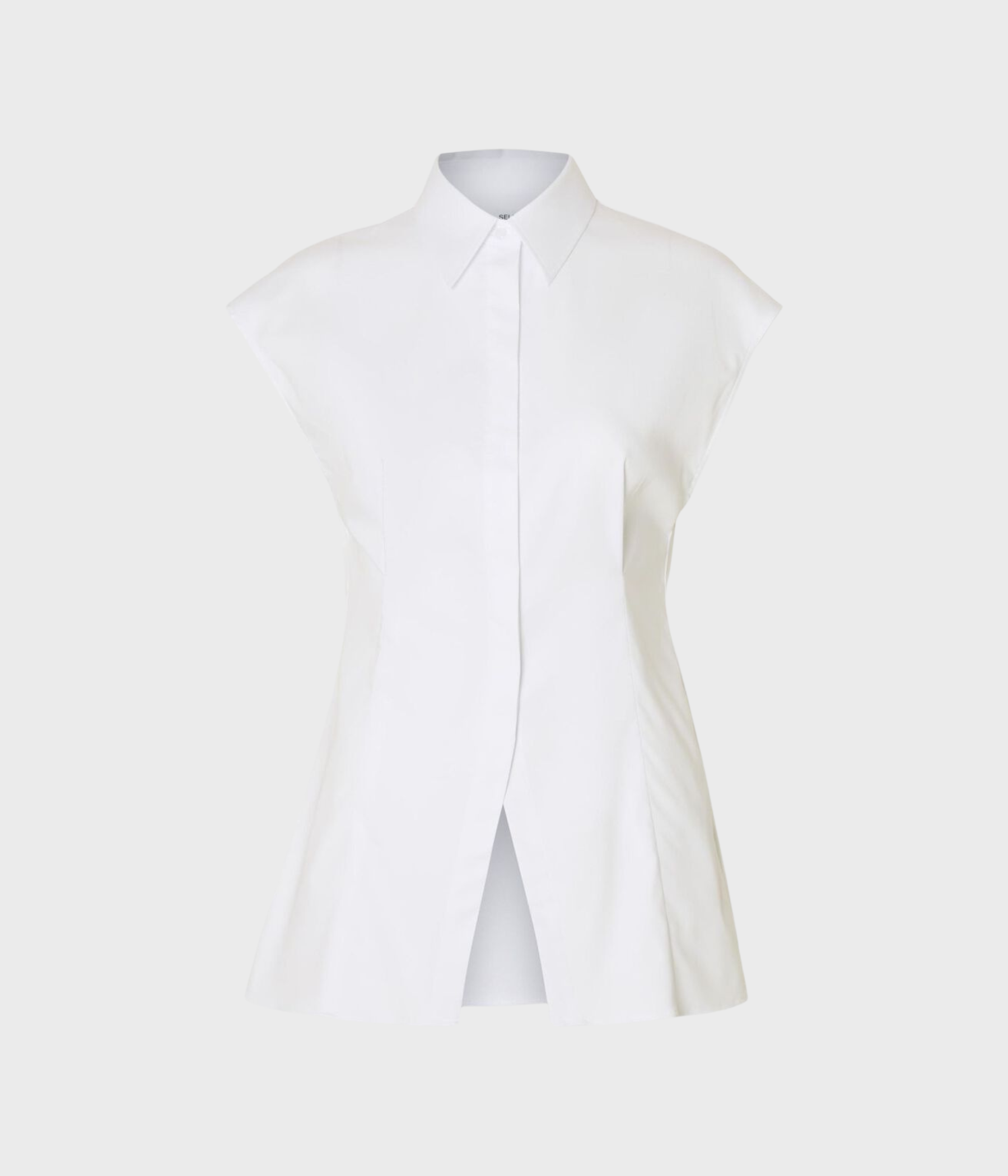 SLFFINA SLIM SS SHIRT B (Bright White)