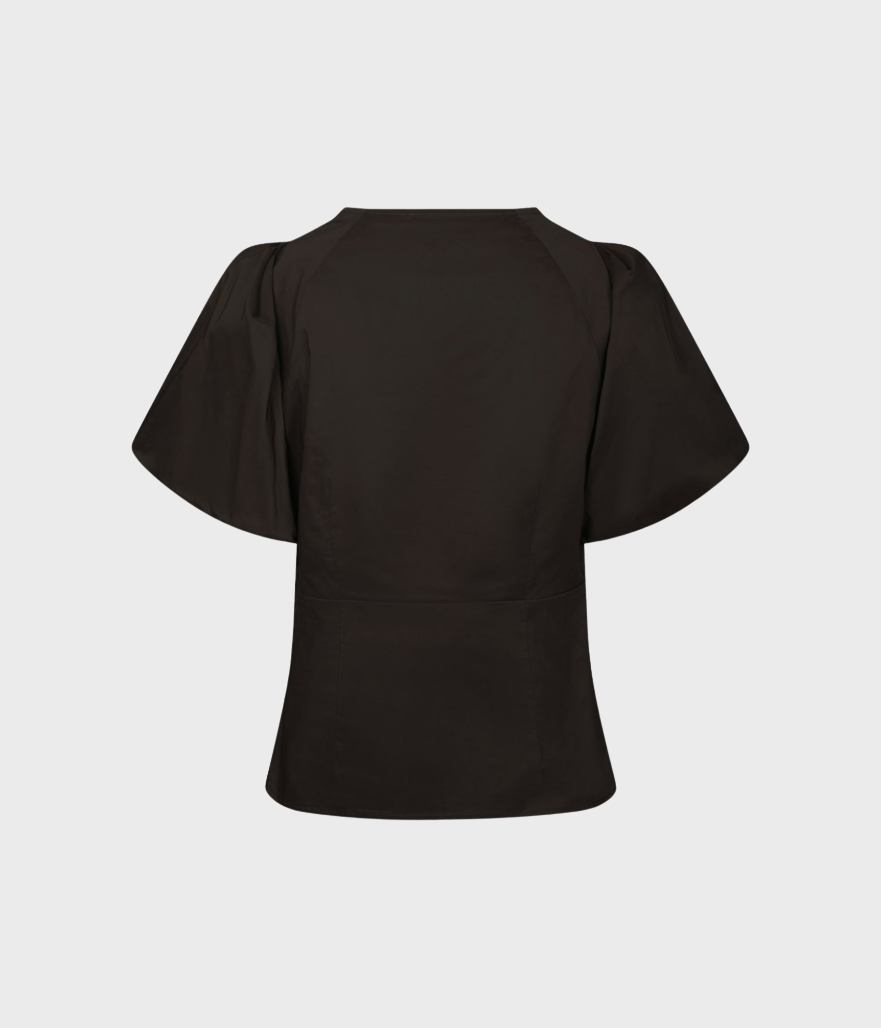 Irina Poplin Blouse. (584 Chocolate Brown) - D.O. Design Only