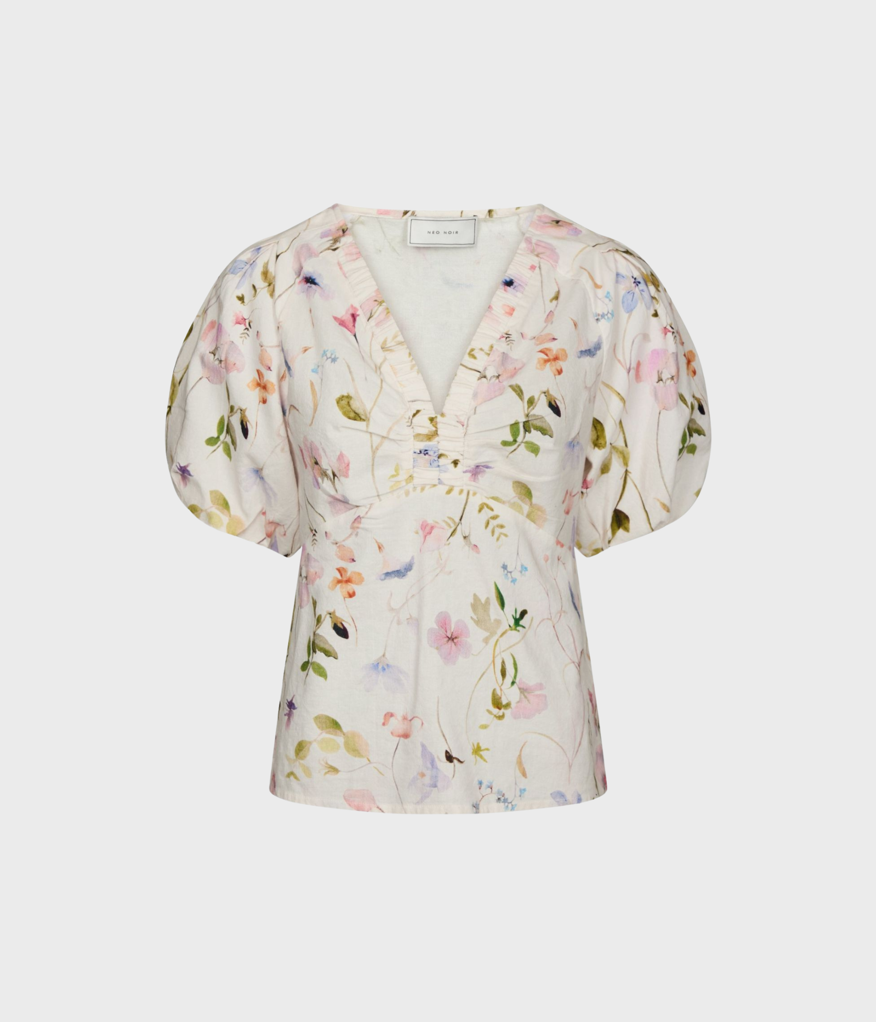 Irina Flower Blouse (121 Off White)