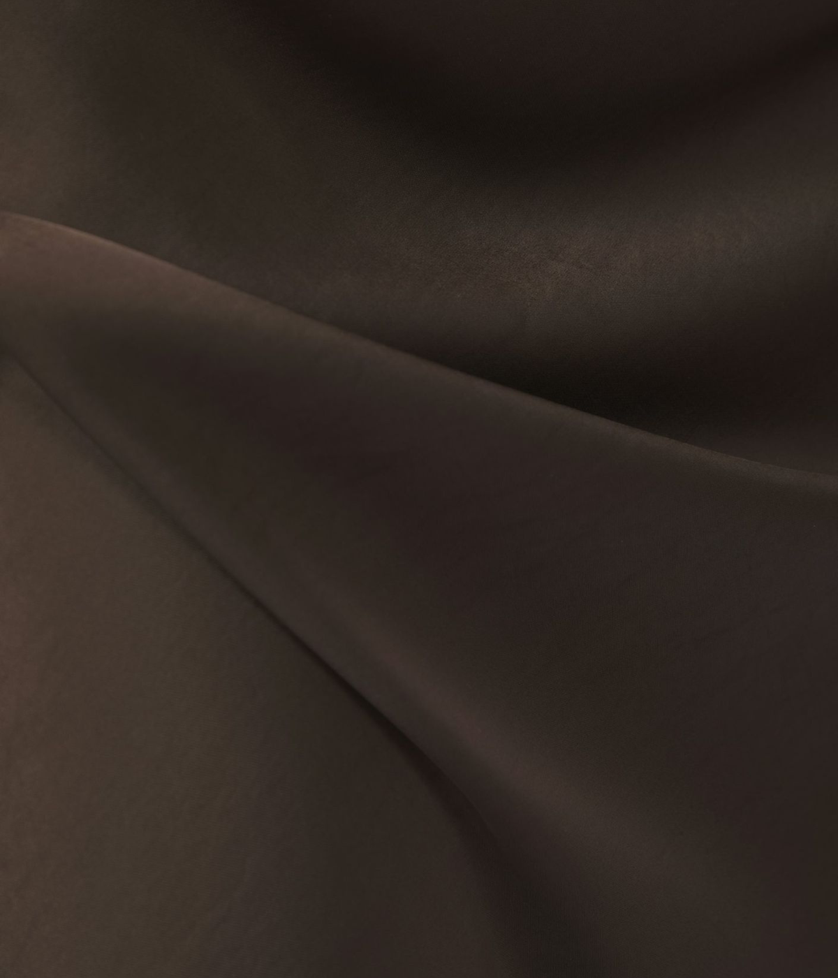 Vicky Heavy Sateen Skirt. (DARK BROWN) - D.O. Design Only