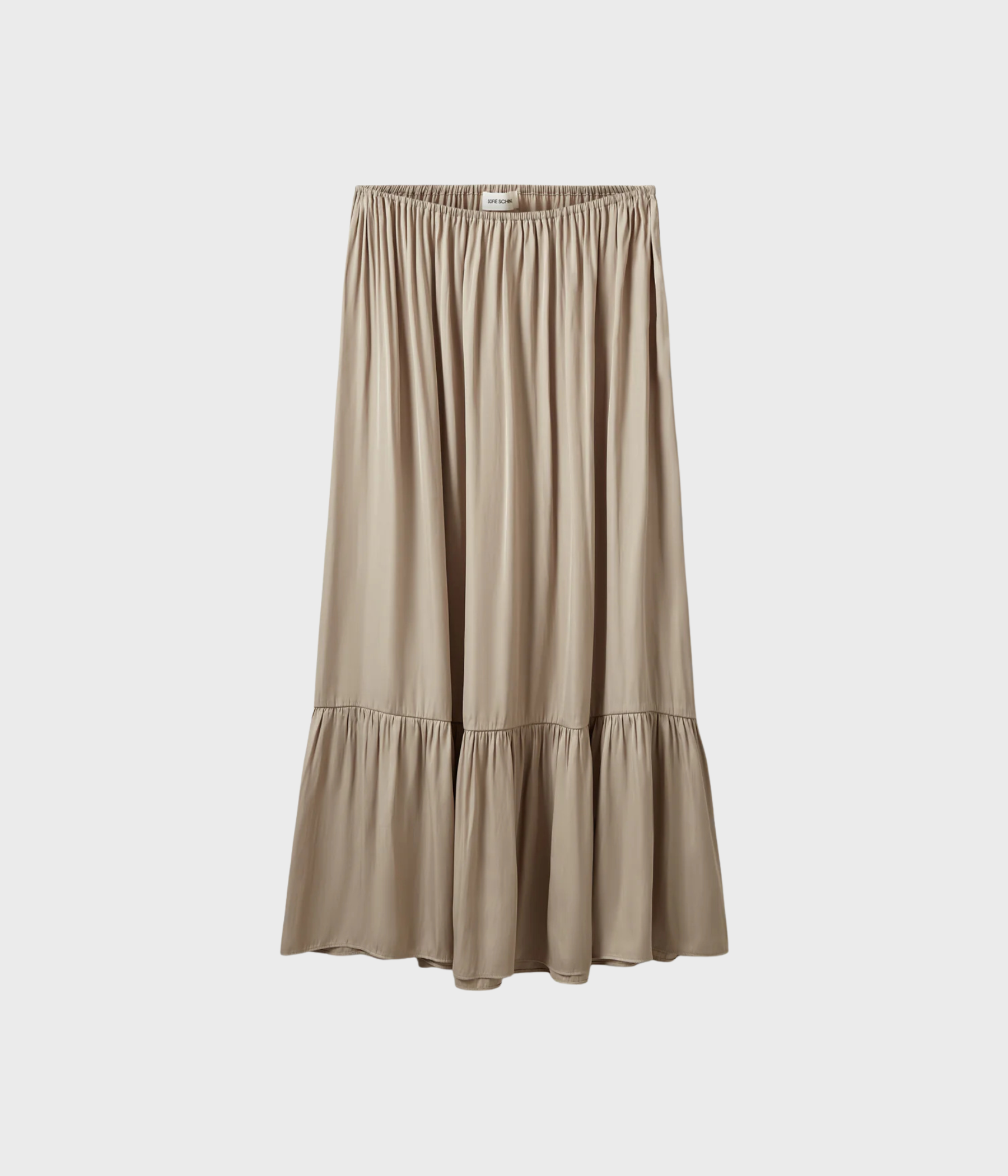 Miliasw Maxi Skirt (8058 Feather Gray)