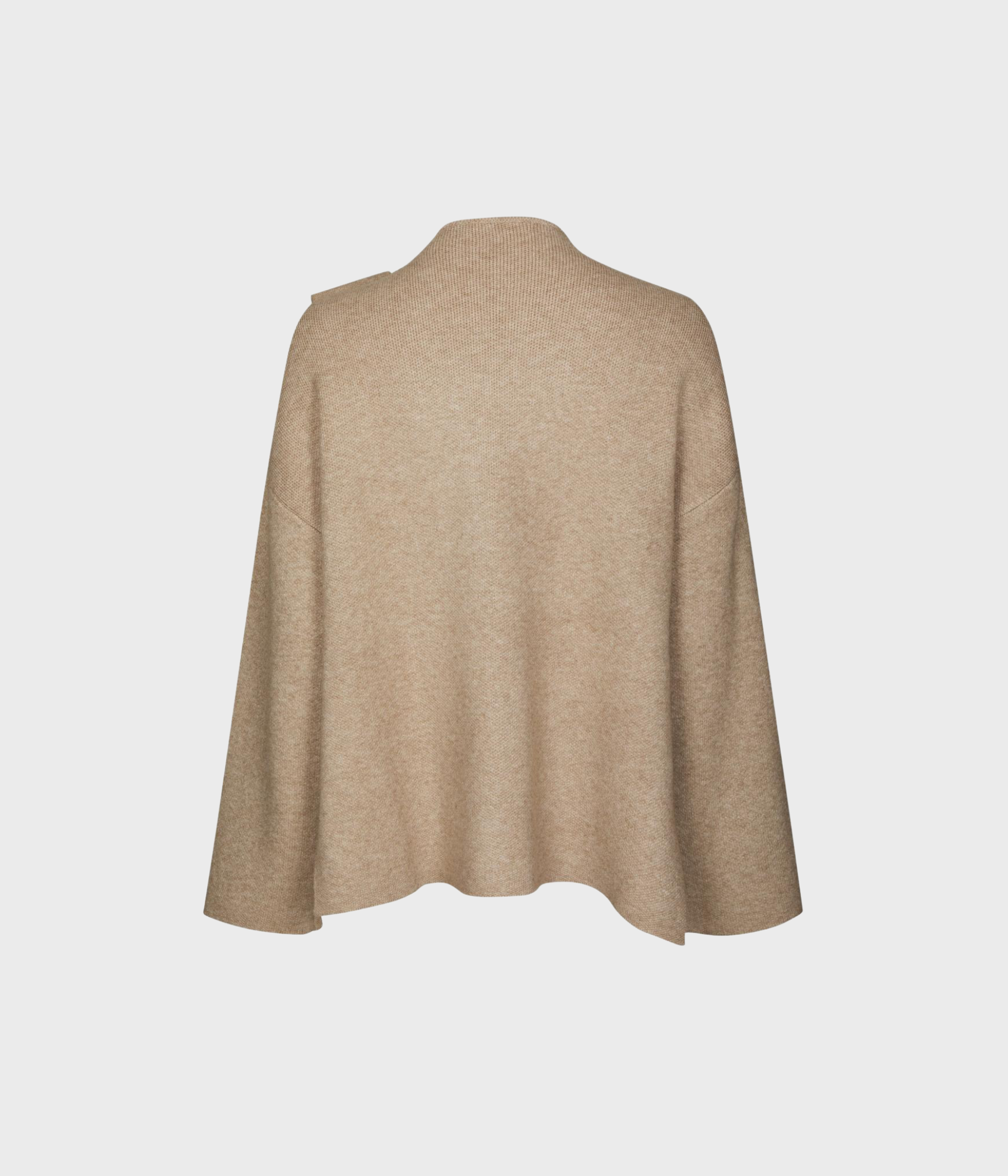 Wals Knit Scarf Blouse (123 Beige)
