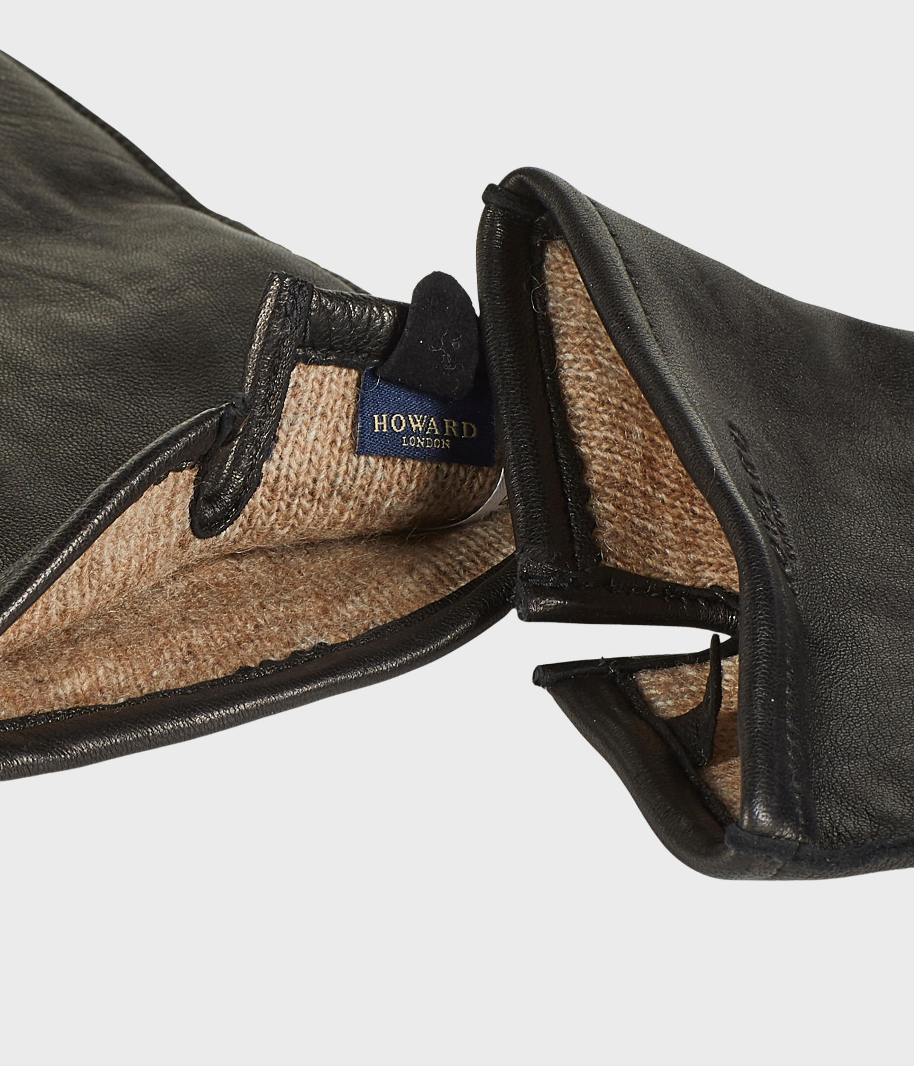 Howard Leather Gloves William (Black)