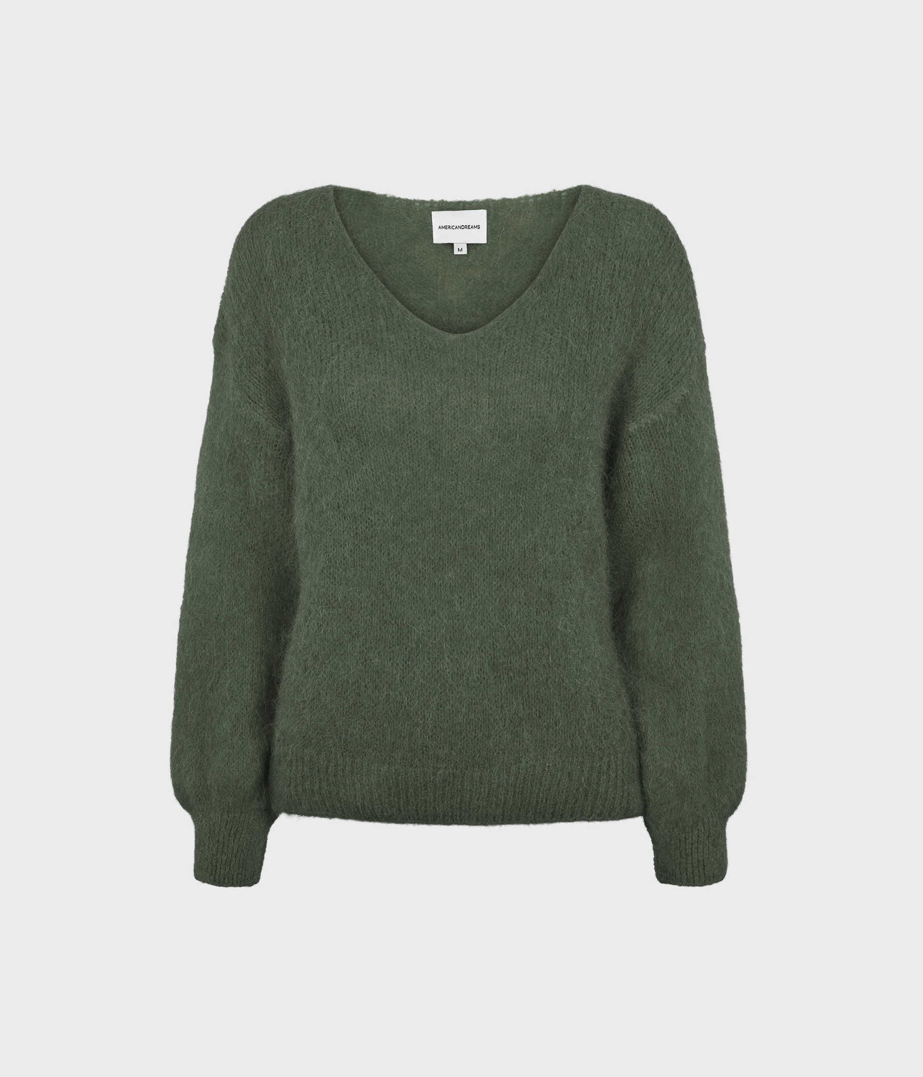 Milana LS Alpaca Pullover. (Seaweed Green)