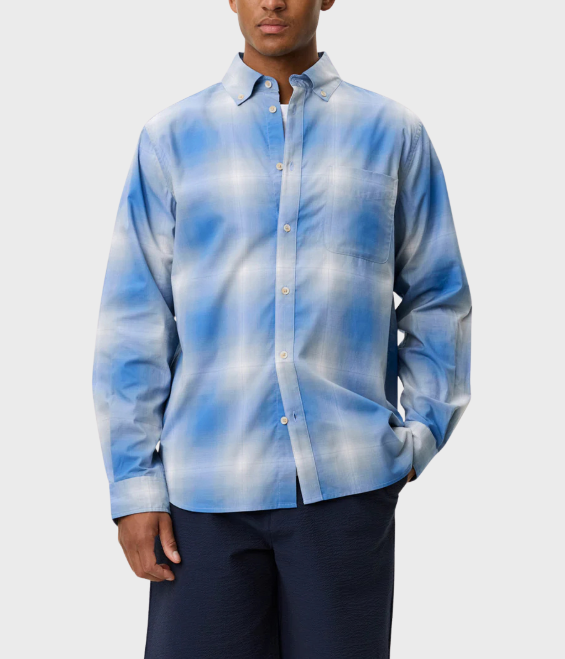 Kent Shadowcheck Shirt (Palace Blue) - D.O. Design Only