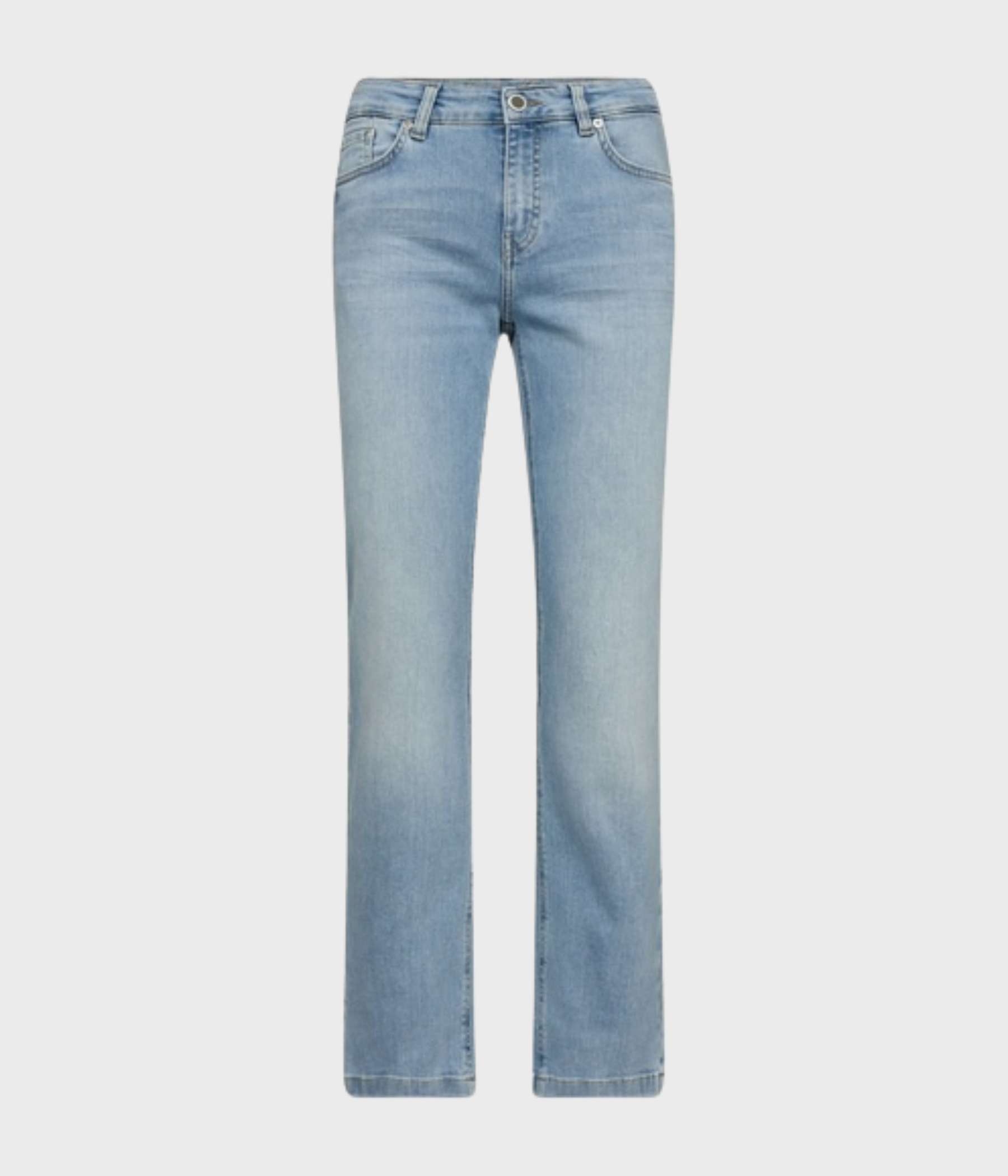 Ljusblå ankelkorta jeans