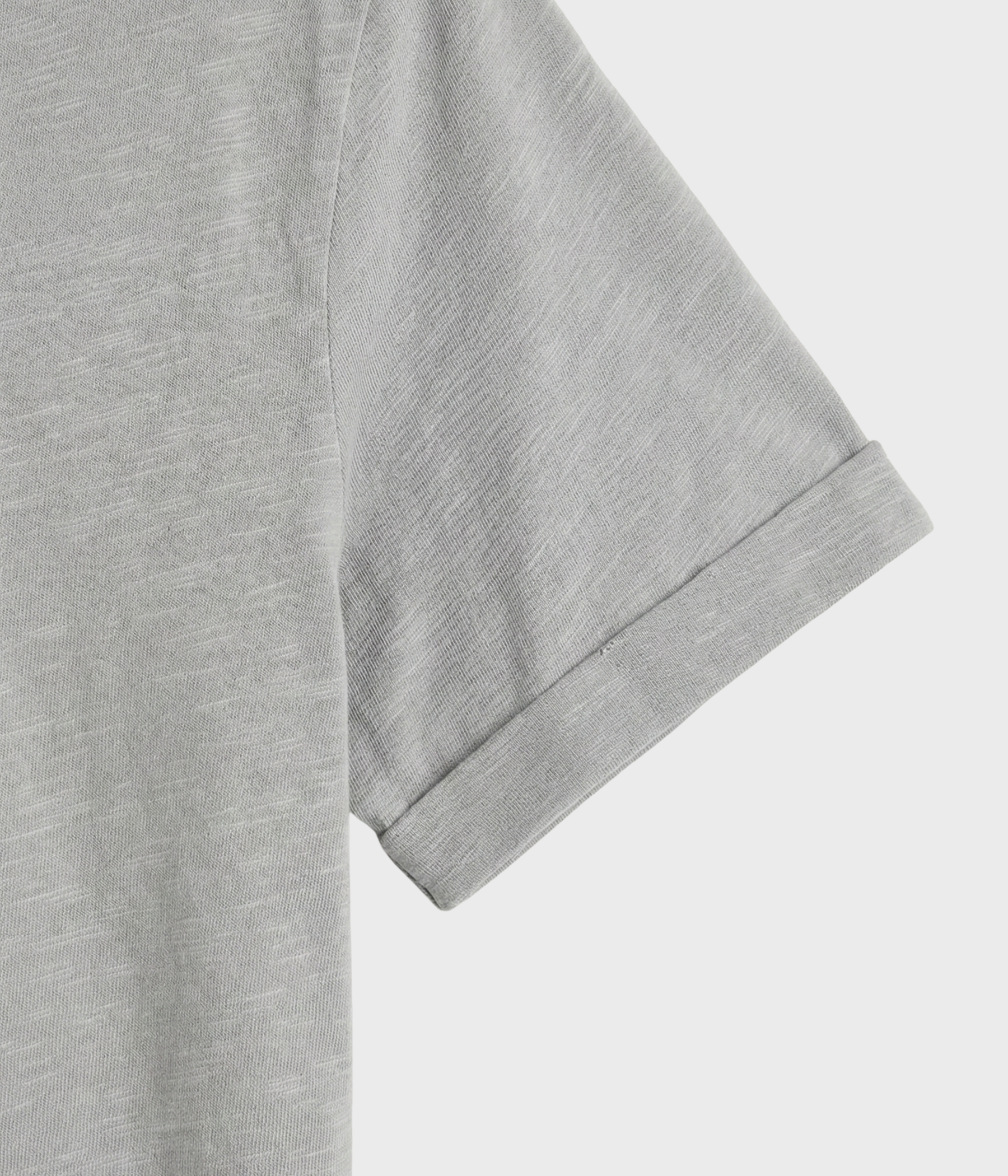 Lung Melange T-Shirt (Light Grey Melange)