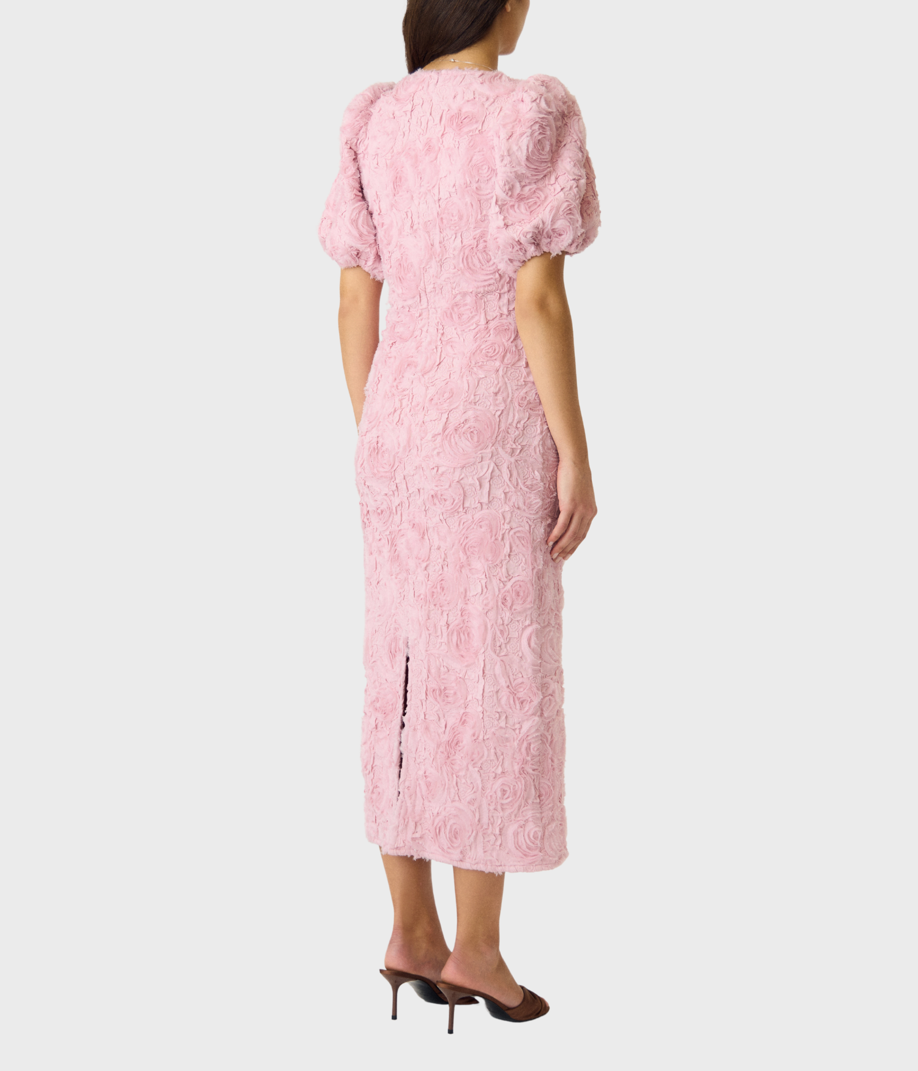 Yaslinnea 2/4 Long Dress - (Bleached Mauve)
