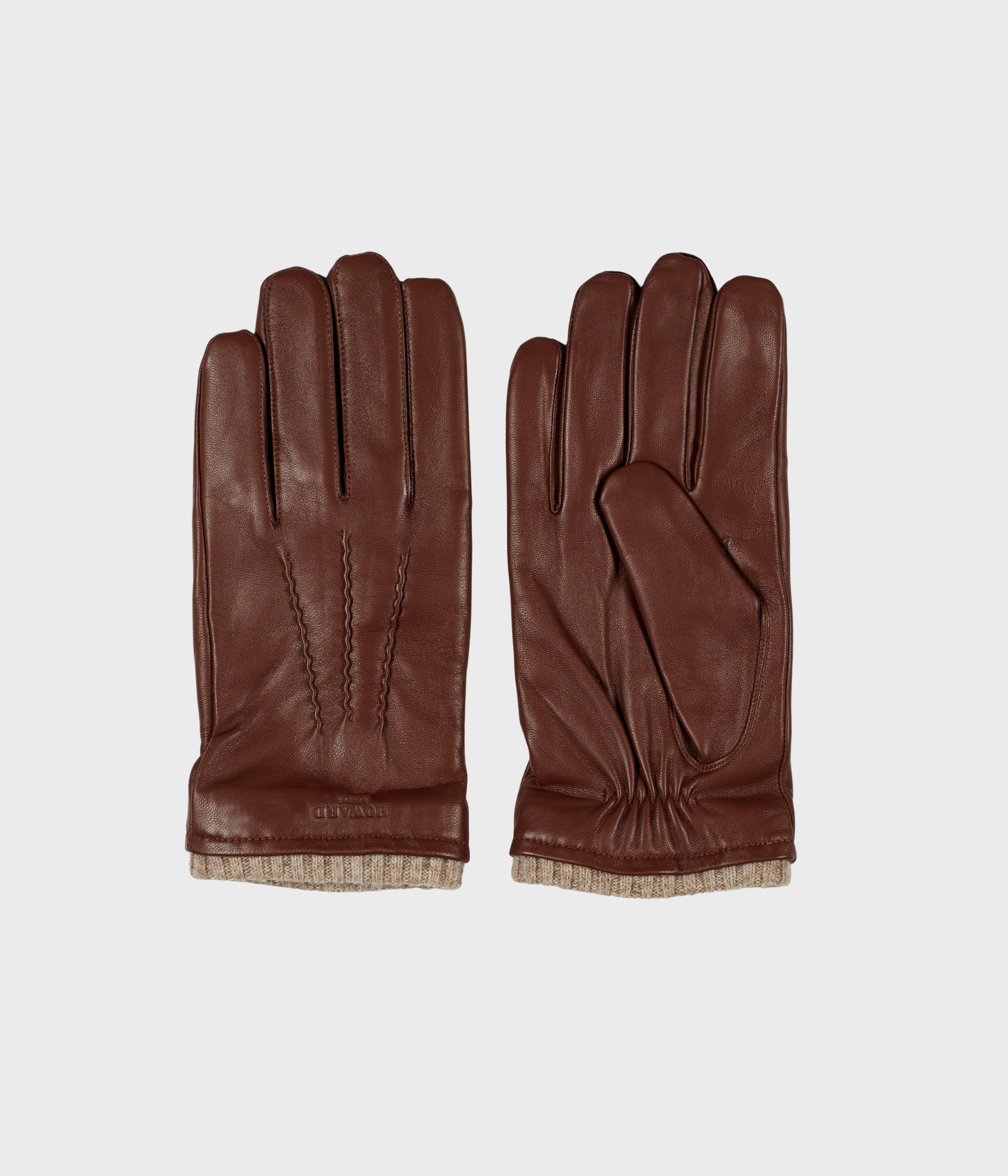 Howard Leather Gloves Bruno (DARK BROWN)