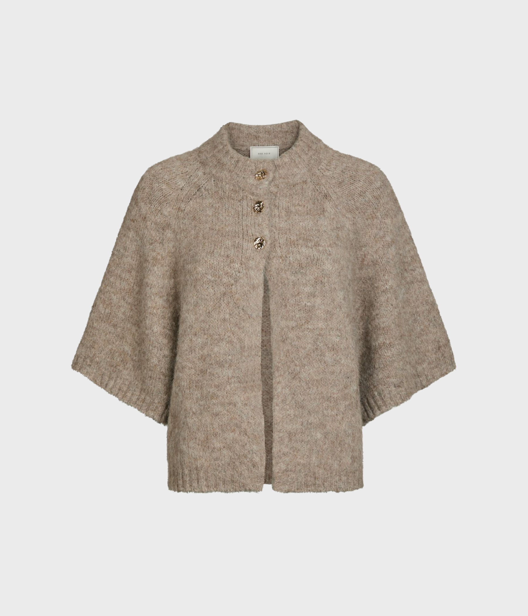 Benuta Fluffy Knit Cardigan (976 Beige Melange)
