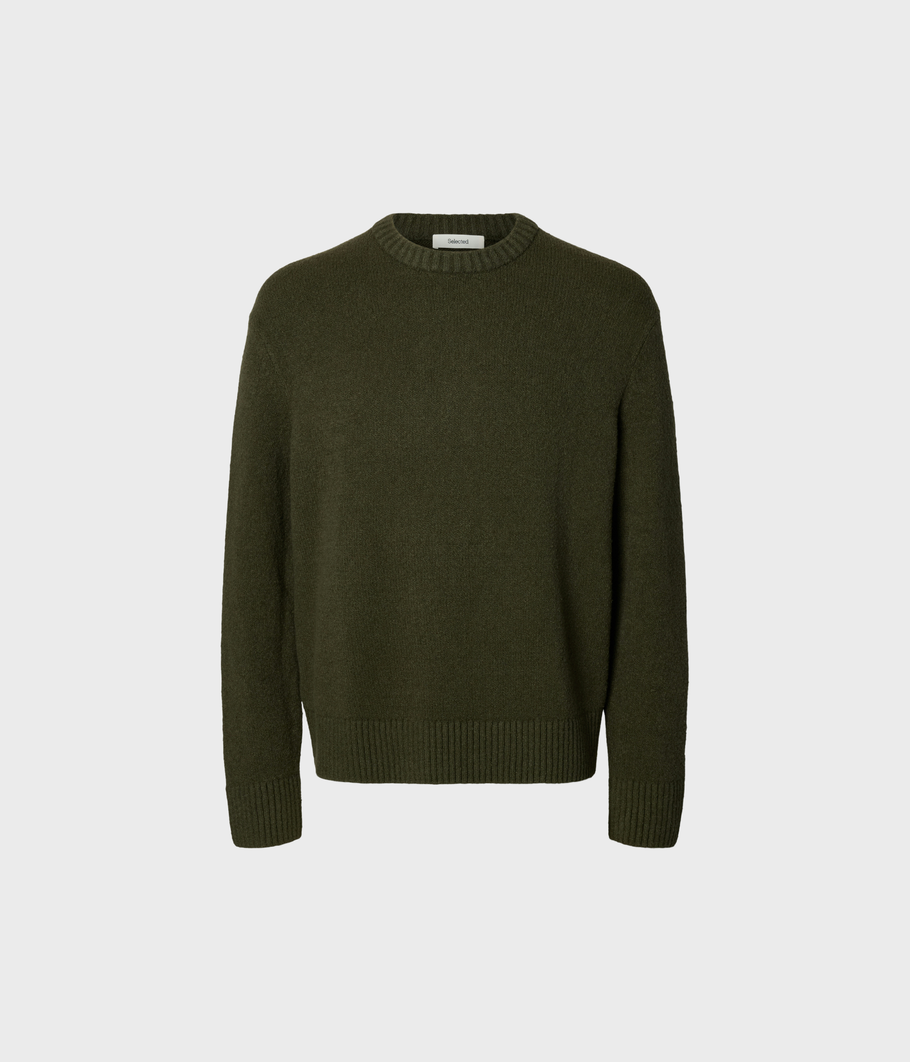 Slmalex Ls Knit Crew Neck Noos (Forest Night)