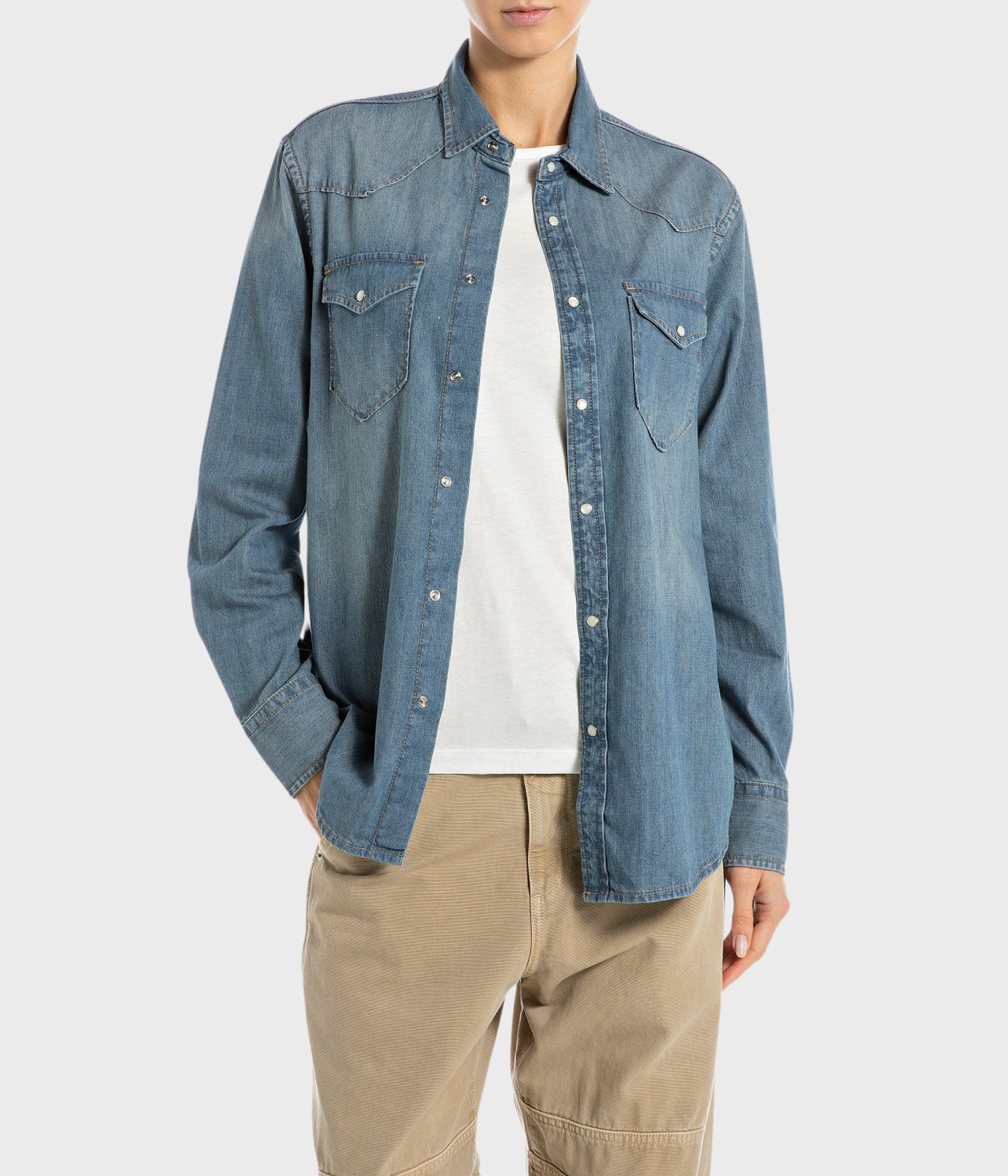 Shirt (009 MEDIUM BLUE Medium tone)