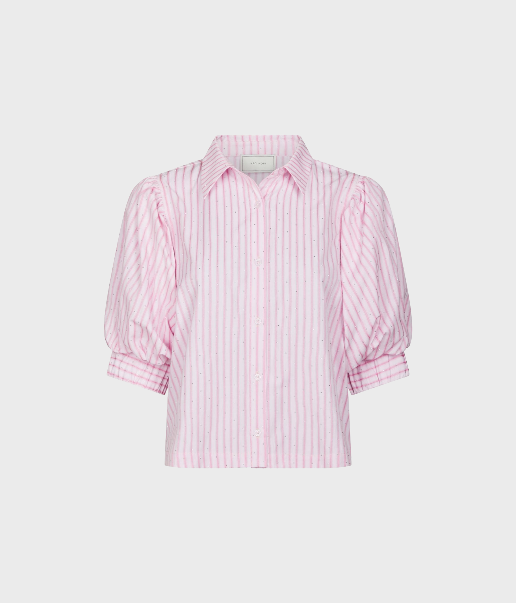 Etta Soft Stripe Stone Shirt. (754 Light pink)