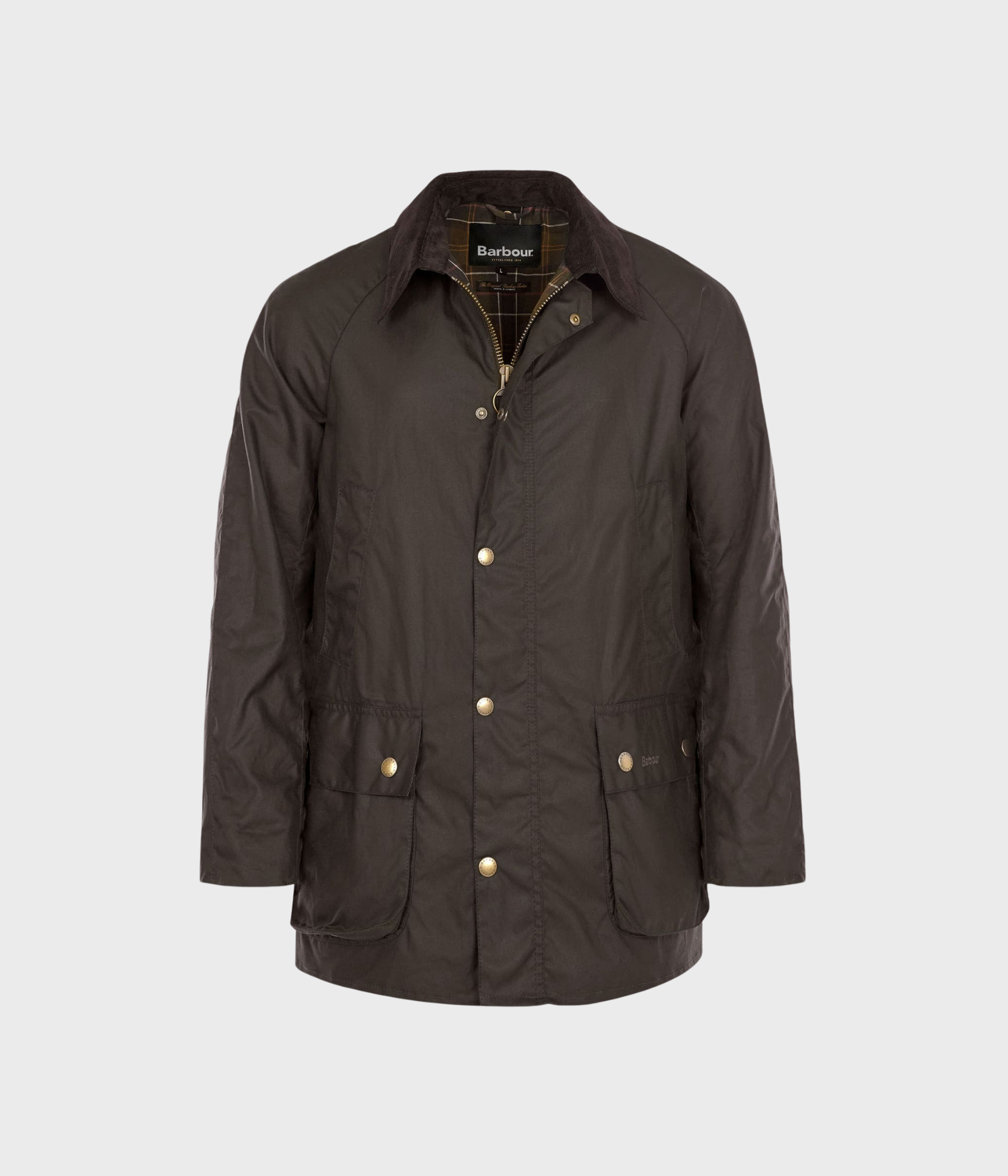 Barbour Ashby Wax Jacket. (OL71 Olive)