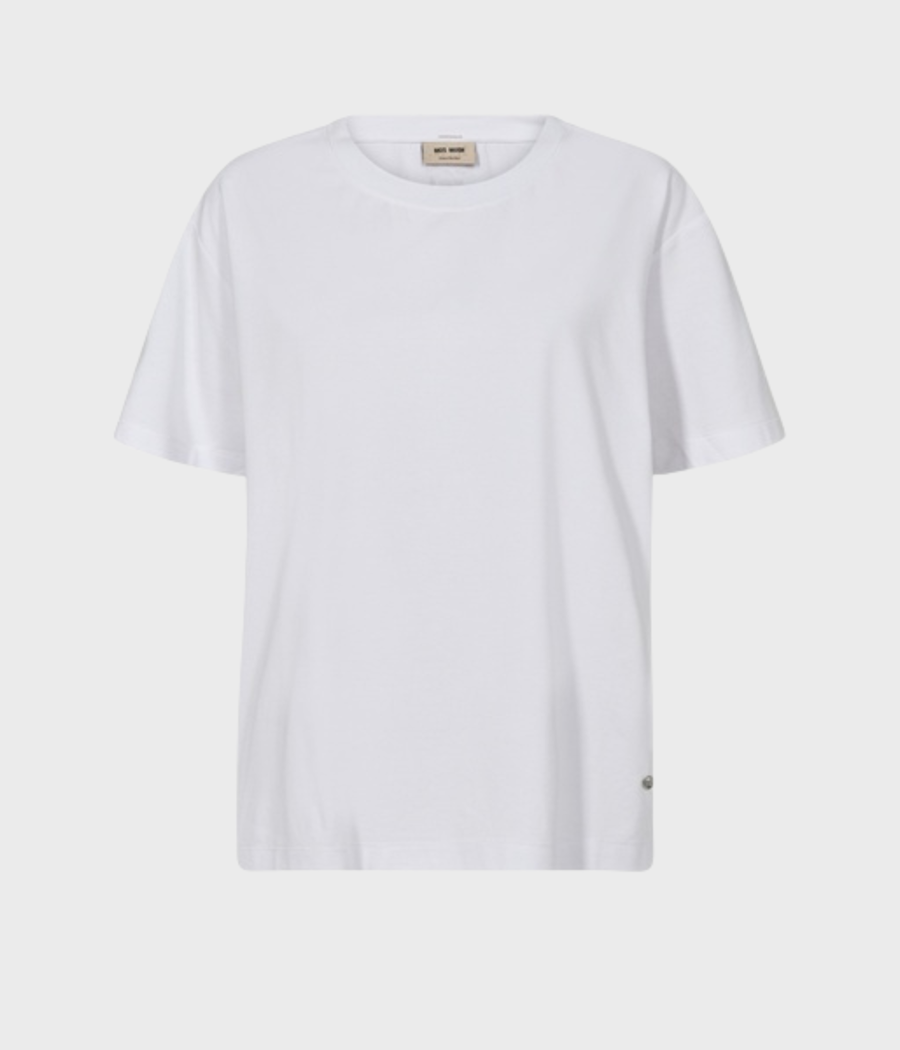 Vit mjuk t-shirt