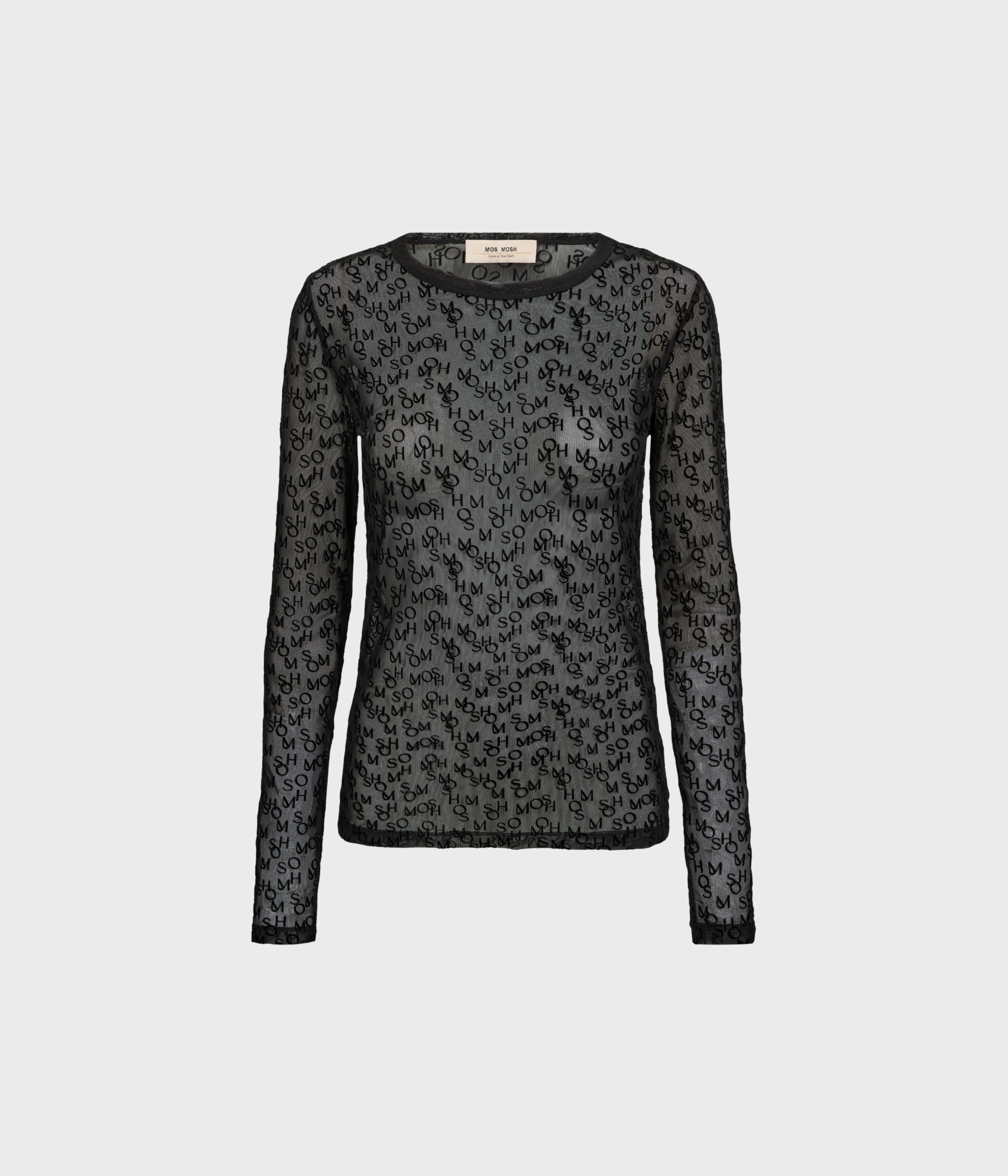 Mmloretta Mono Mesh Blouse (801 Black)