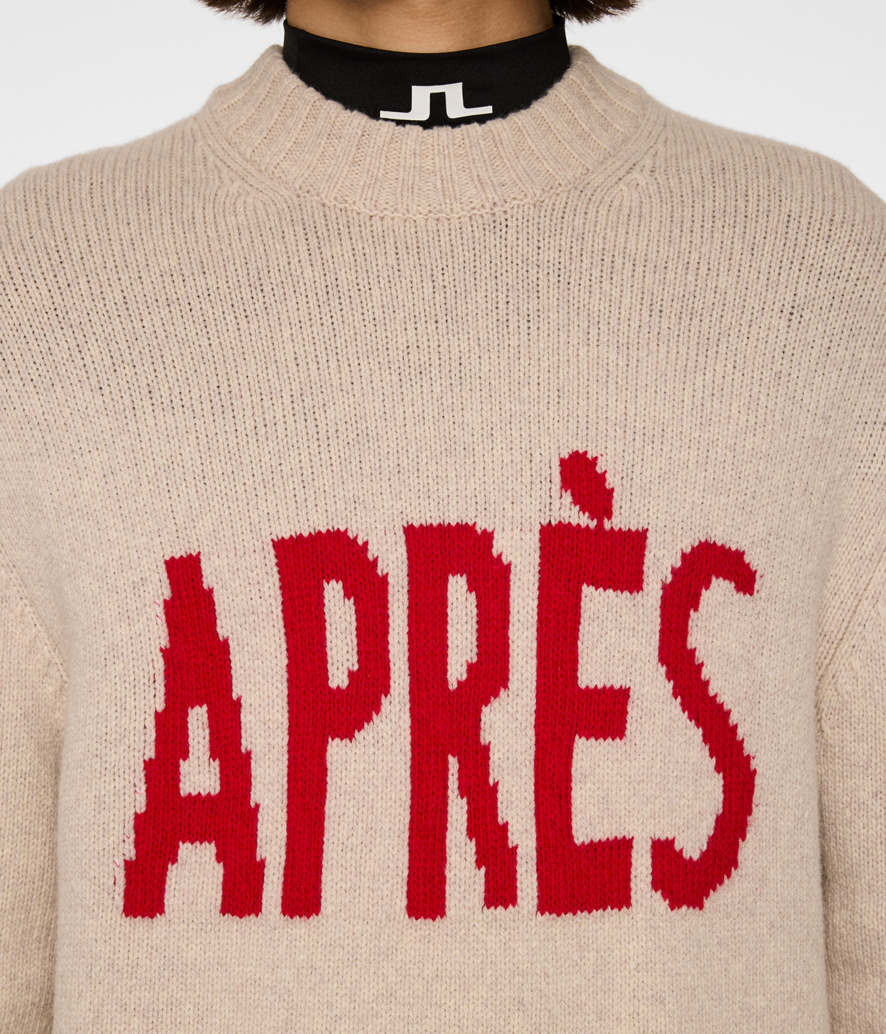 Fabian Graphic Knit Sweater (U029 Moonbeam)