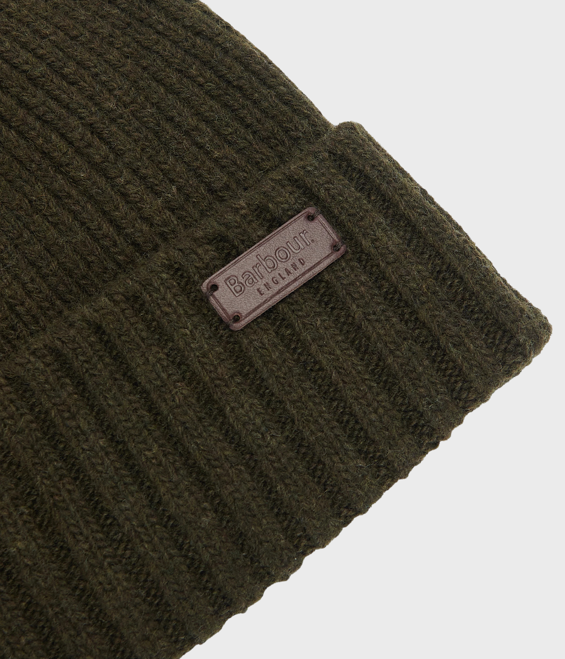 Barbour Carlton Beanie Hat (GN91 Dark Green)