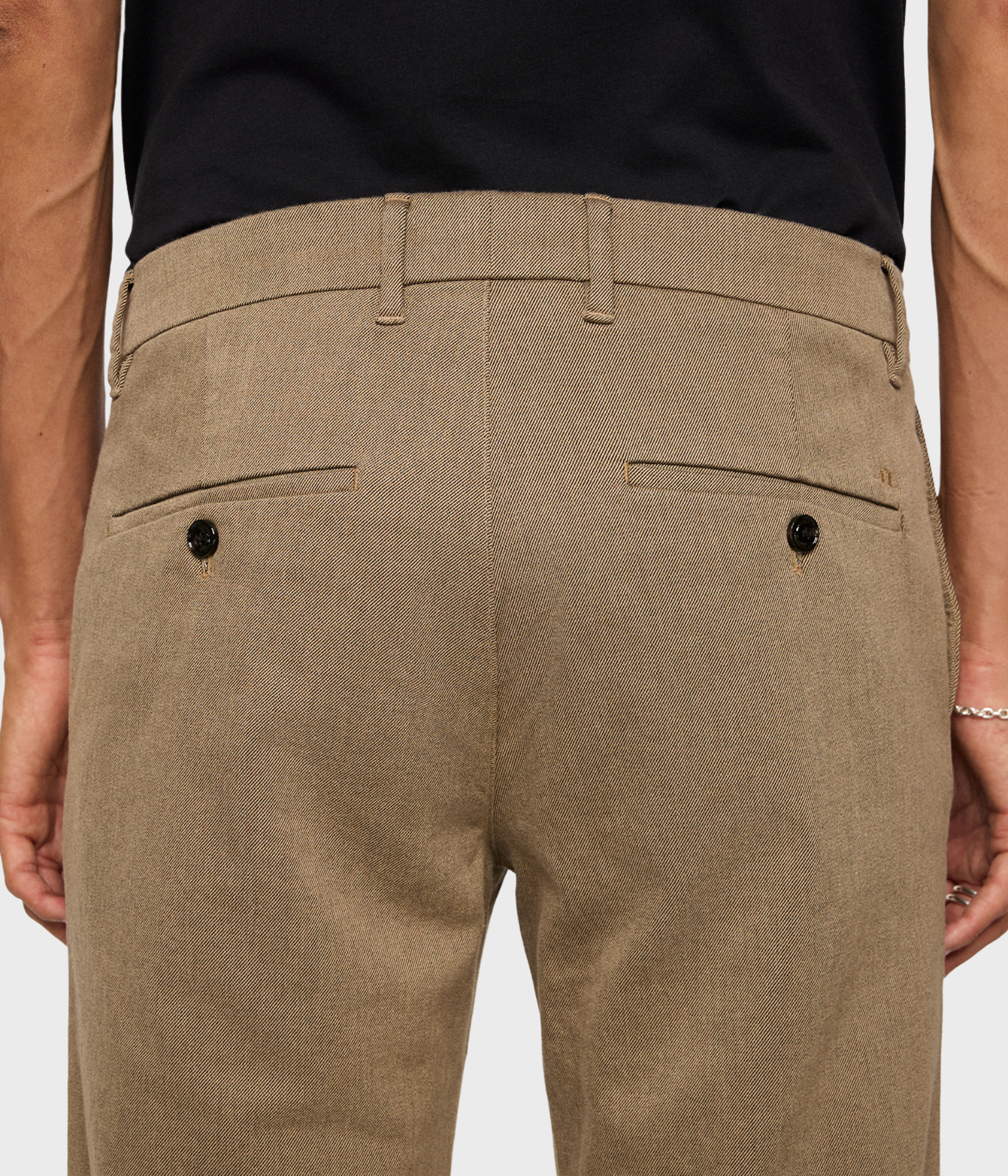 Ched Flannel Twill Pants. (E066 Sepia Tint)