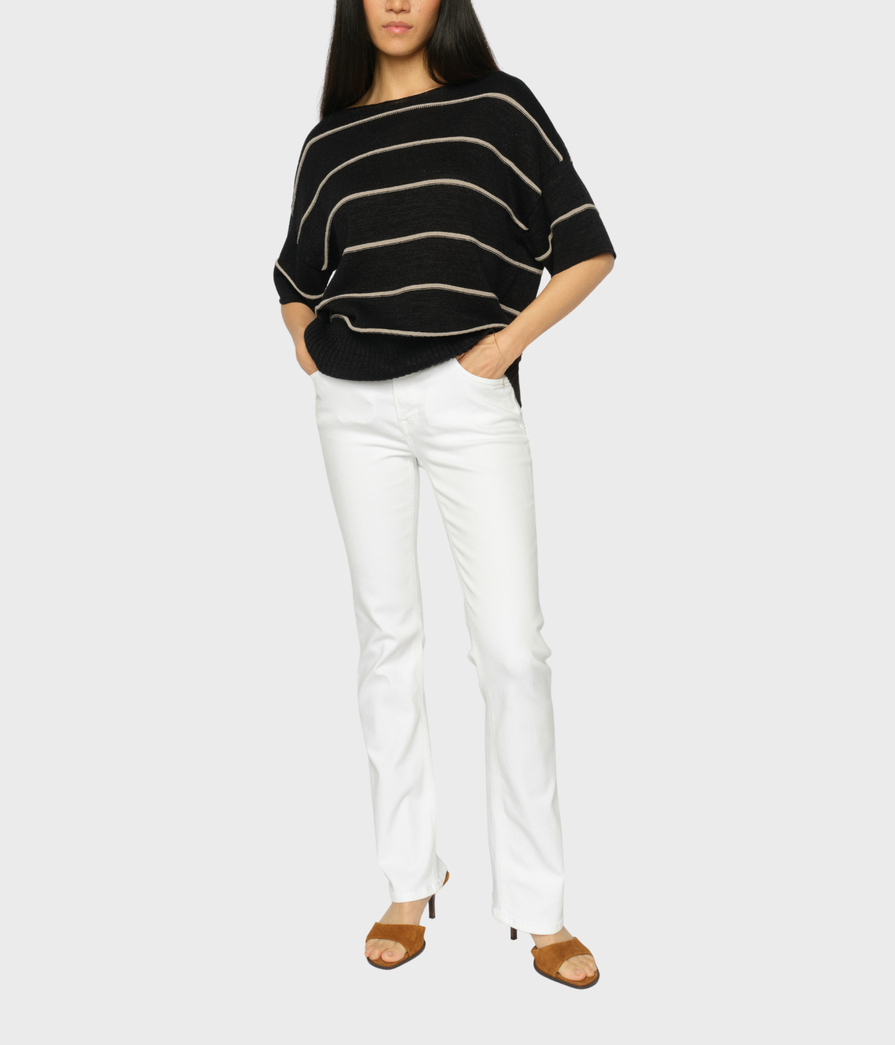 Mmashley Deluxe Jeans (109 Bright White)