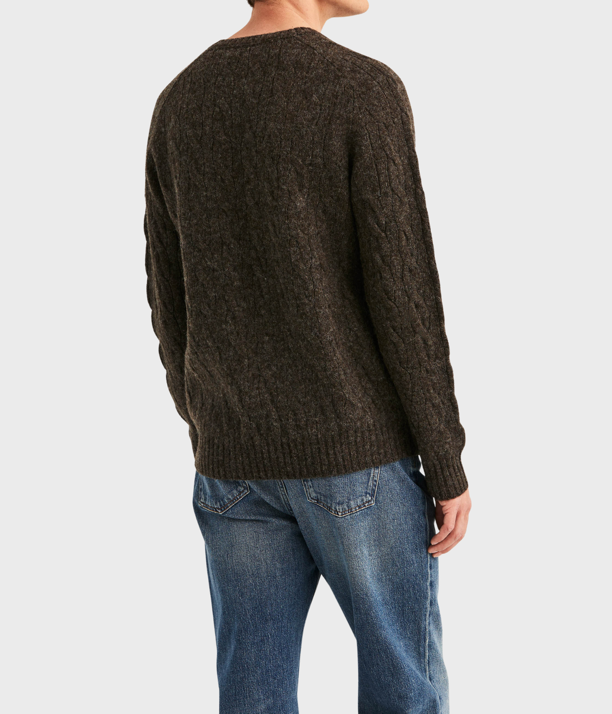 Archard Cable Sweater (88 Brown)