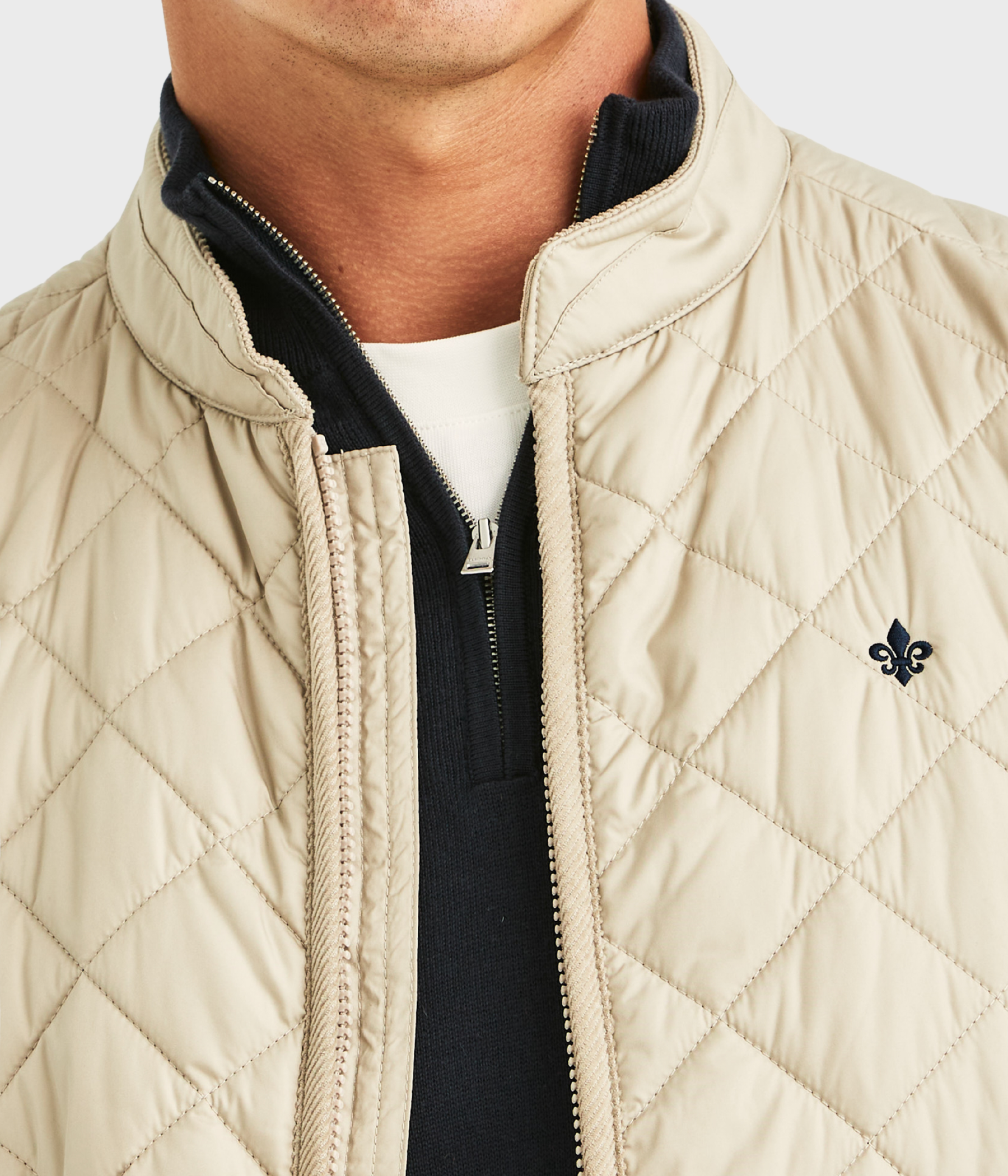 Teddy Quilted Vest. (05 Khaki)