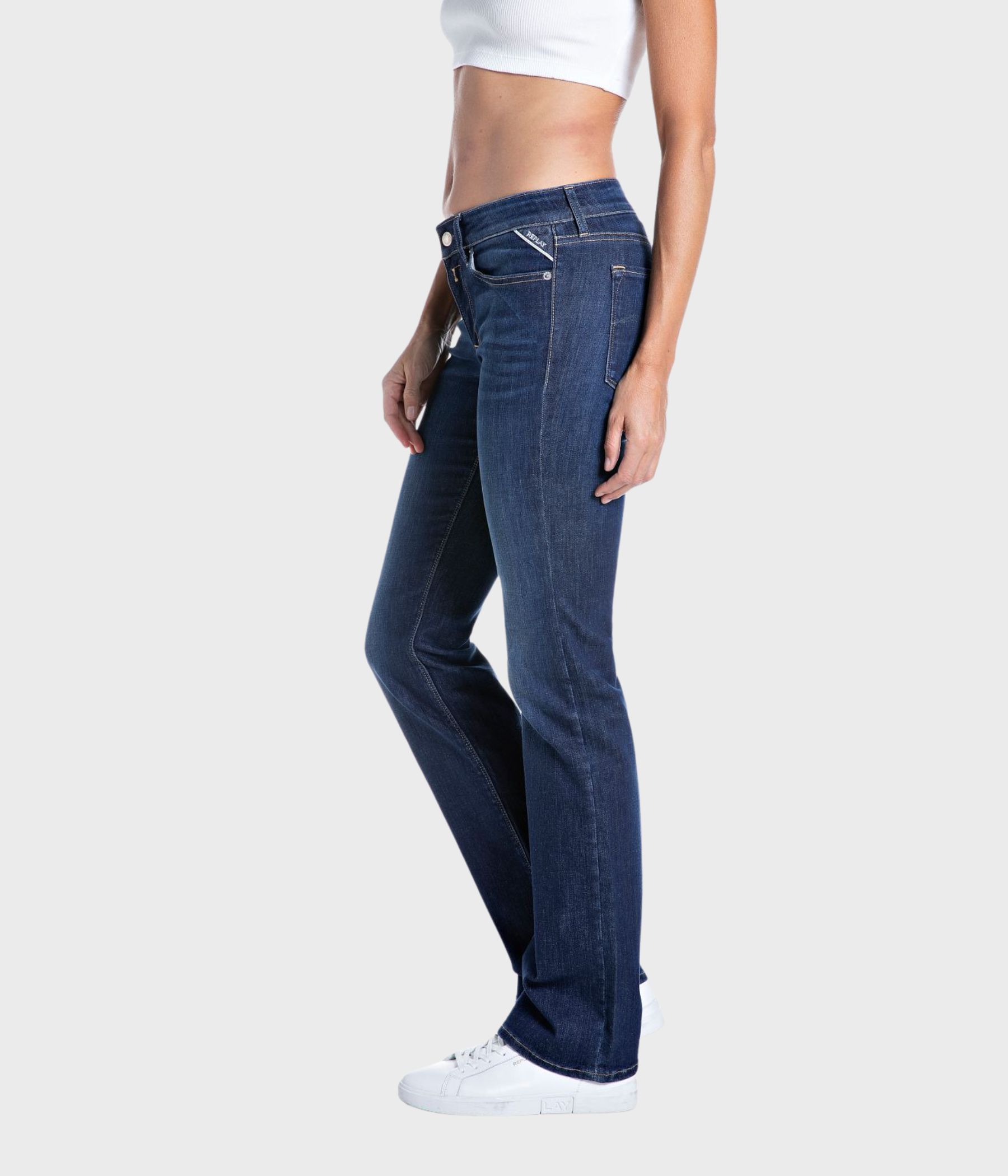 Newluz Bootcut (C007 DARK BLUE dark enzymatic stone wash)
