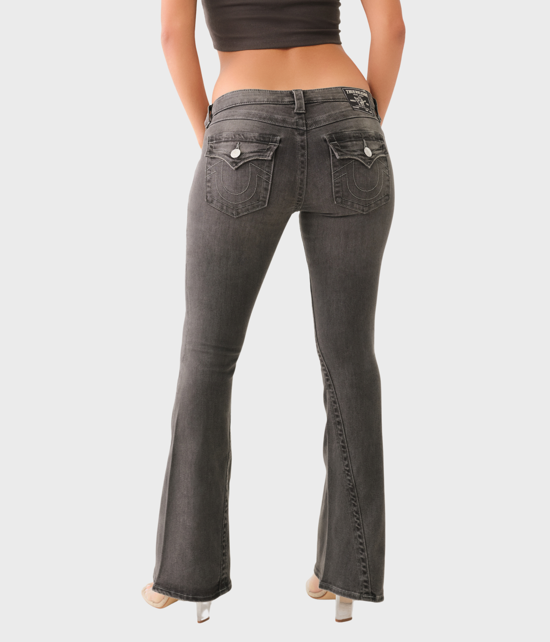 JOEY LR BOOTCUT FLAP (IEEB CHARCOAL)