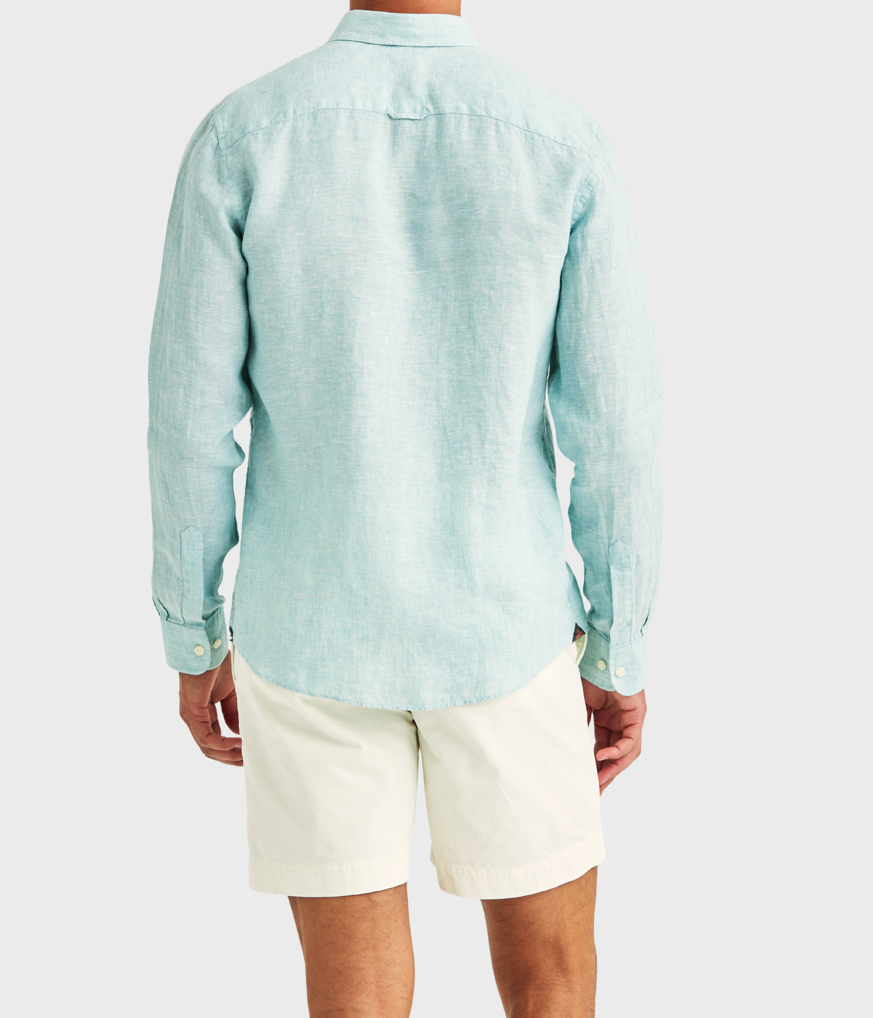 Douglas Linen Shirt-Classic Fit (71 Green)