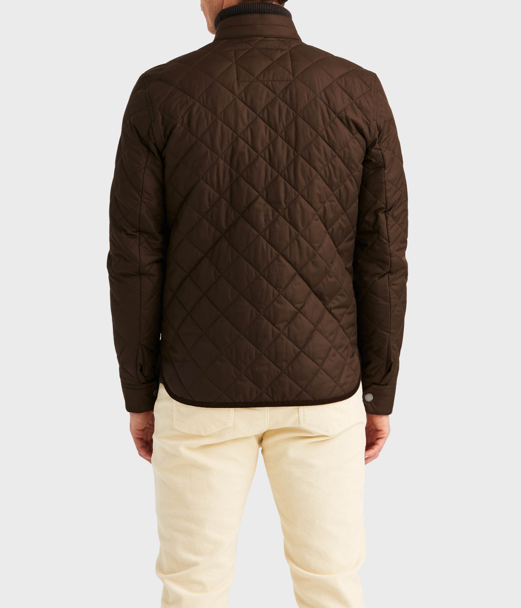 Teddy Quilted Jacket. (88 Brown)