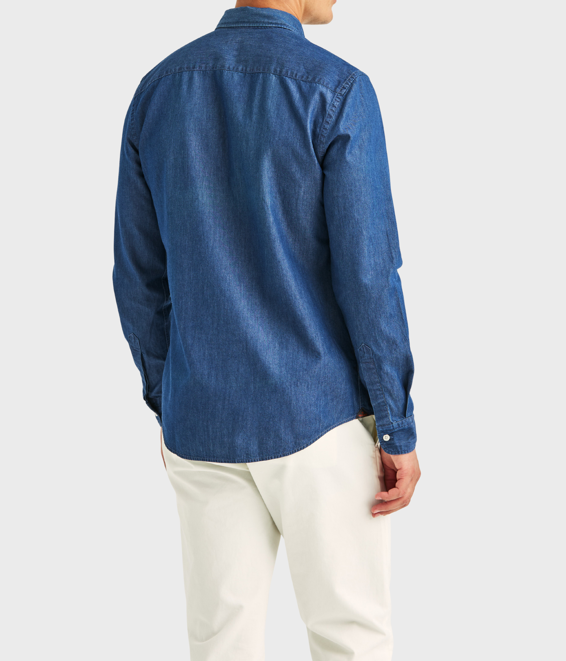 Light Denim Shirt-Slim Fit (59 Old Blue) - D.O. Design Only