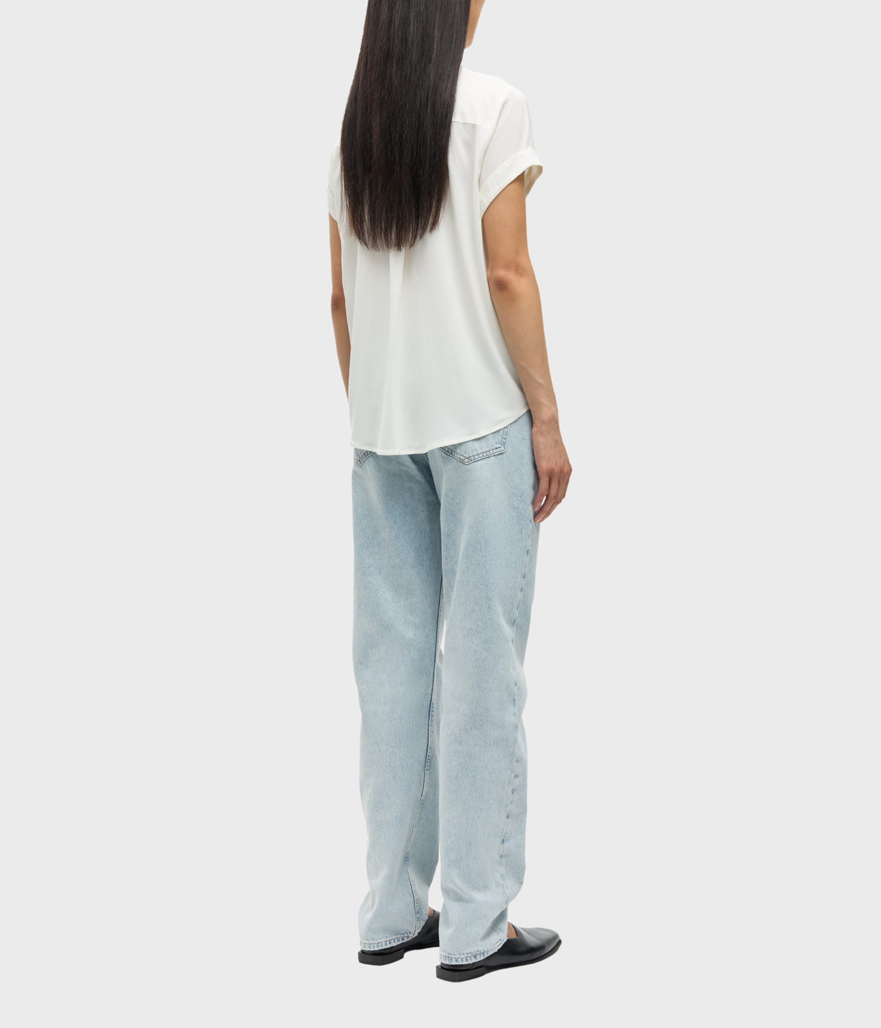 Majan Ss Shirt 9942. (CLEAR CREAM)