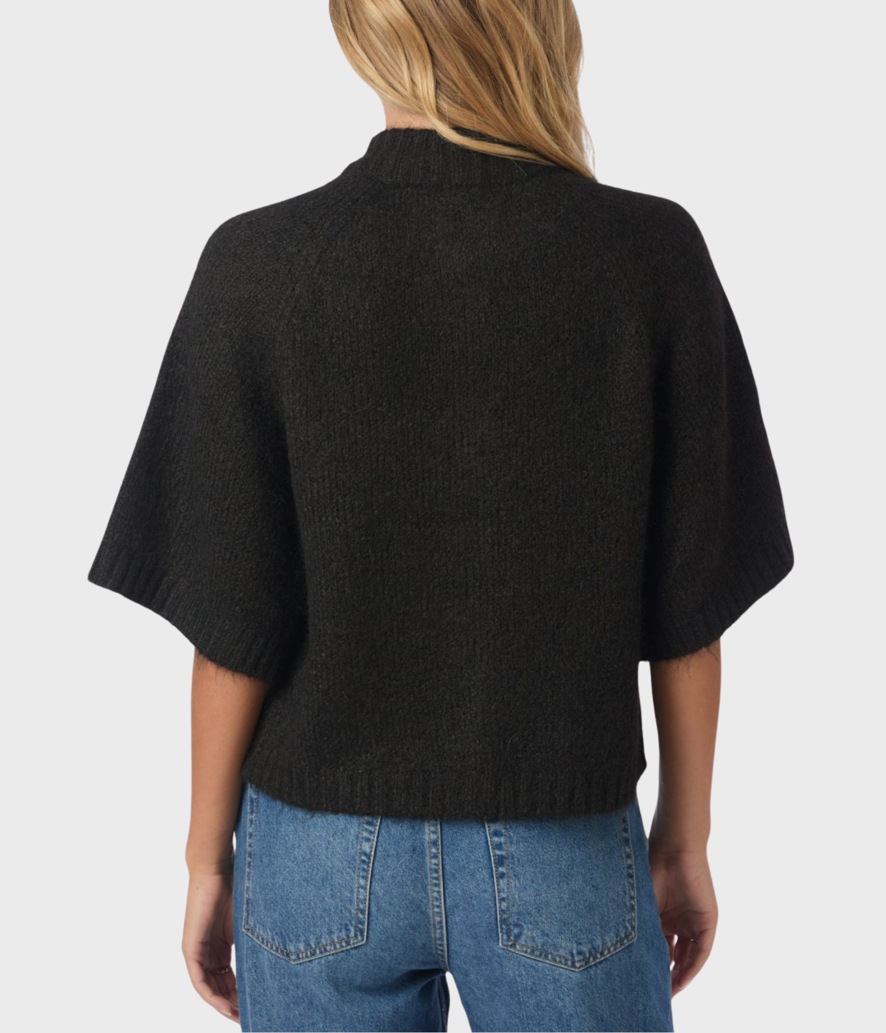 Benuta Fluffy Knit Cardigan. (676 DARK BROWN)