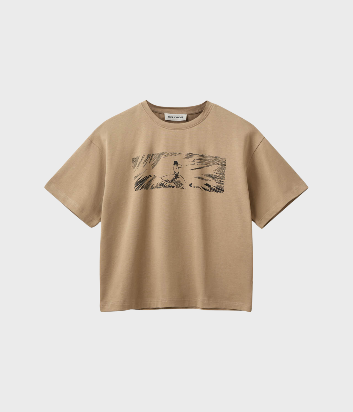 Verinasw Moomin Boxy T-Shirt (7001 Sand)