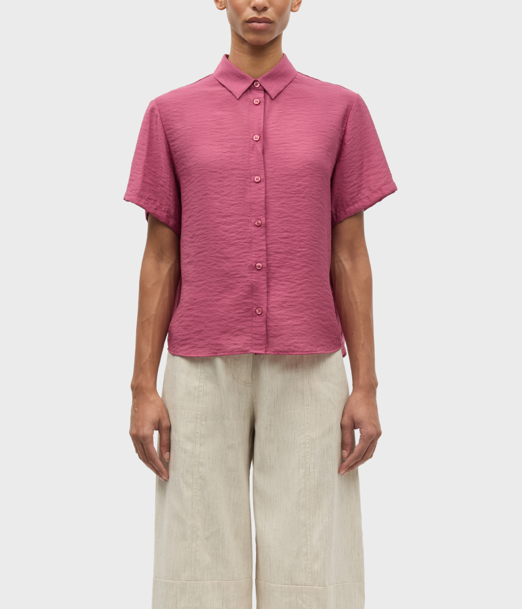 Saminna Ss Shirt 15754. (181725TCX Dry Rose)