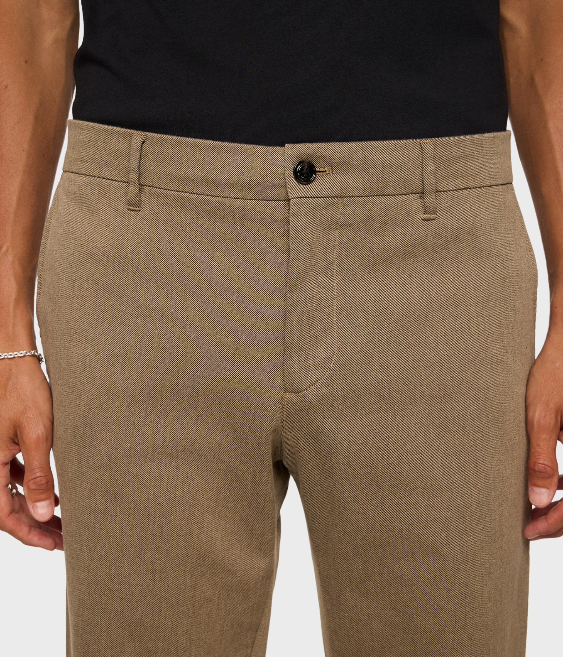 Ched Flannel Twill Pants. (E066 Sepia Tint)