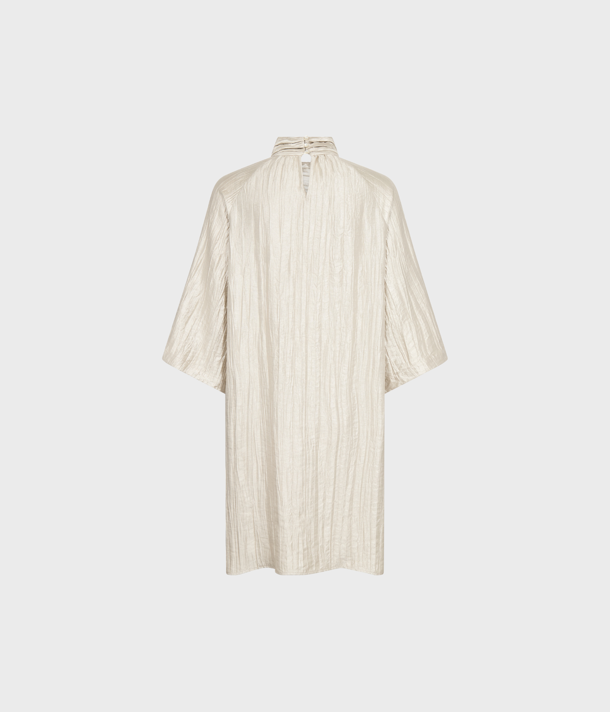 Mmkerstine Highneck Dress (821 Mourning Dove)