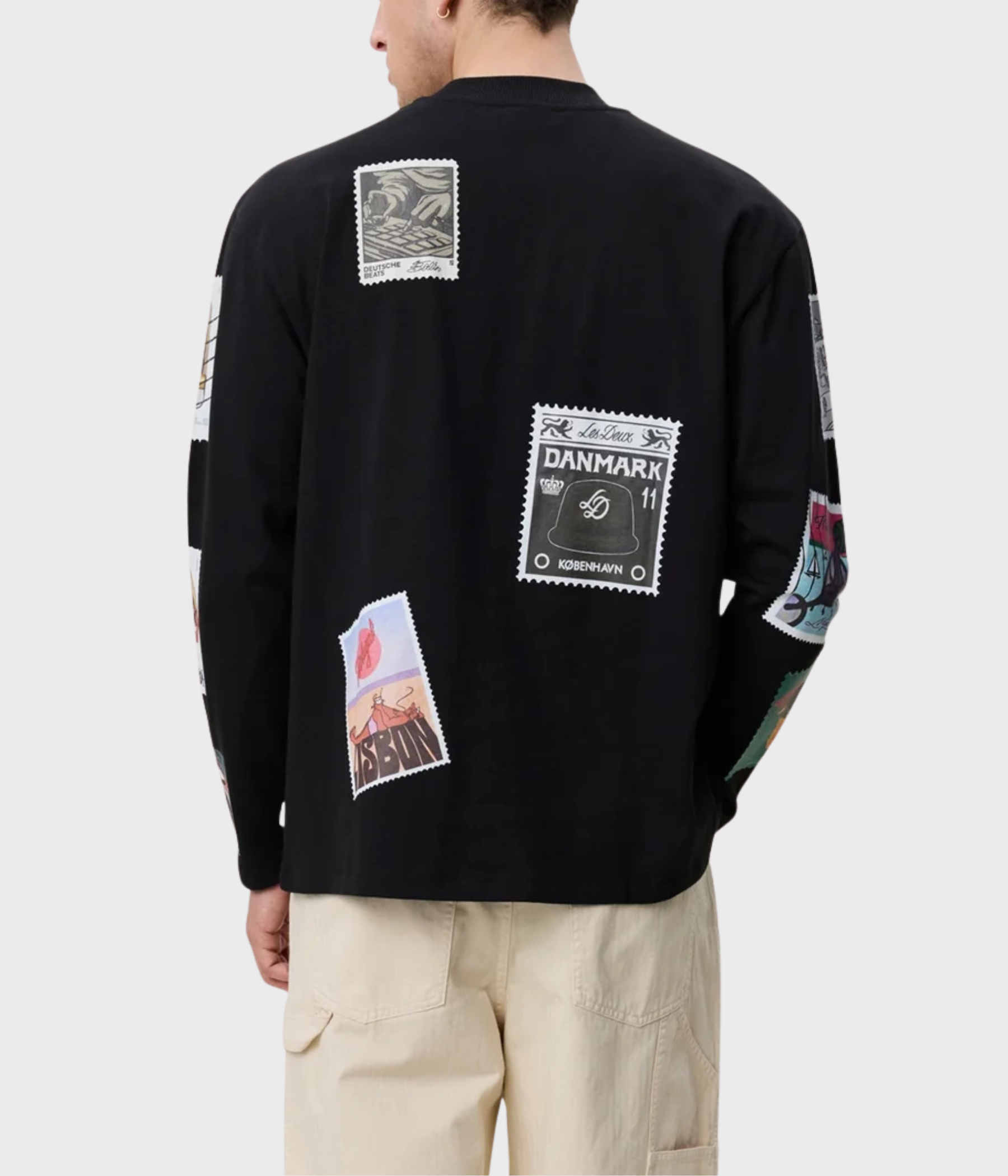 Stamp Ls T-Shirt (100 Black)