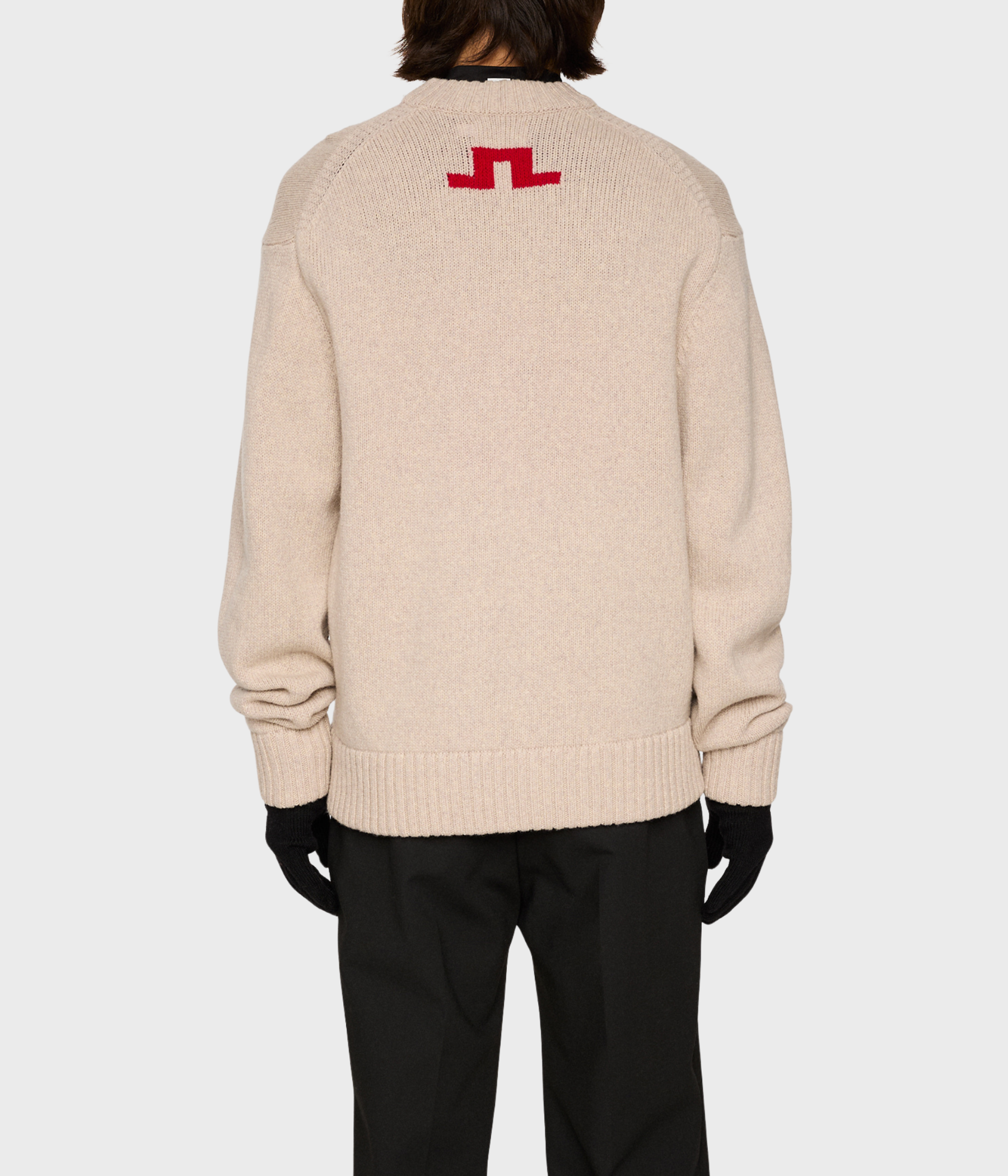 Fabian Graphic Knit Sweater (U029 Moonbeam)