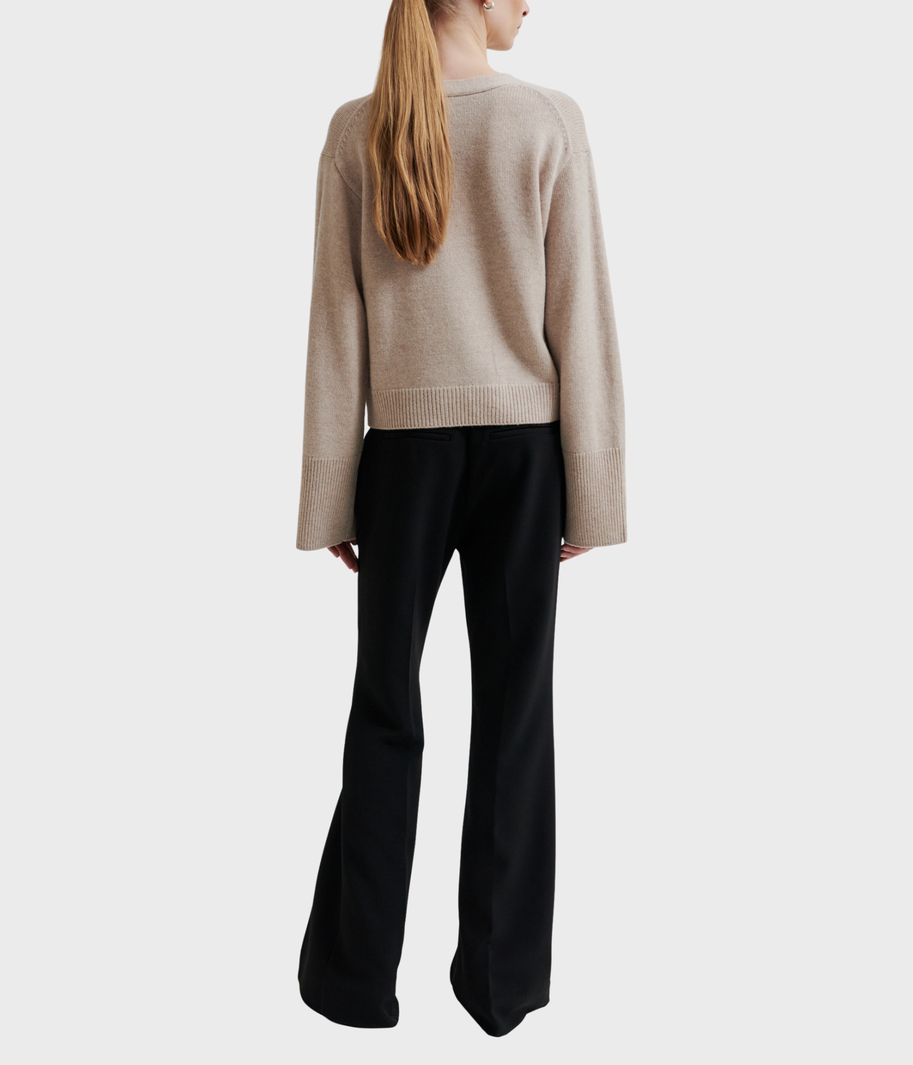 Fique Flared Trousers (8001 Black)
