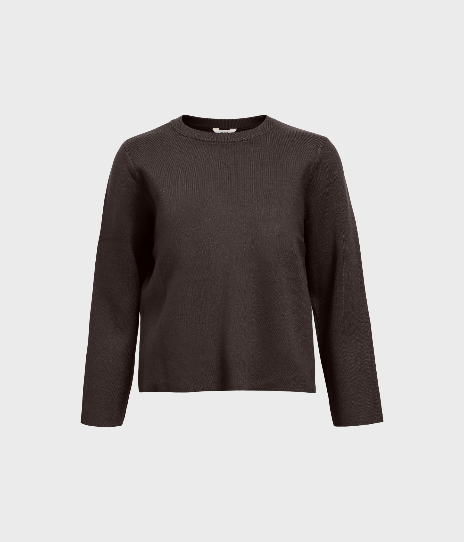 OBJREYNARD SQUARE SLEEVE O-NECK NOOS. (Seal Brown)