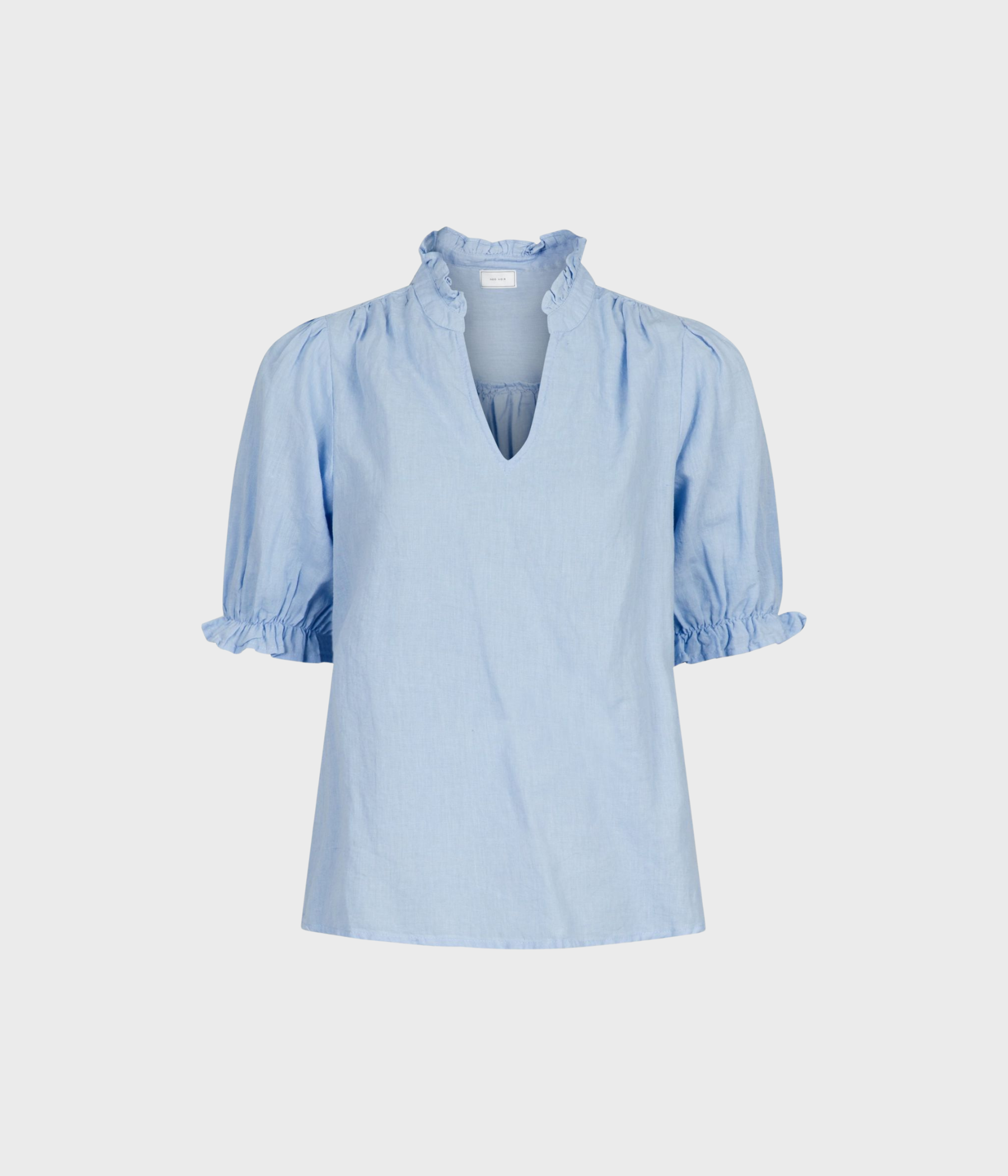 Odesa Linen Blouse. (145 Light Blue)