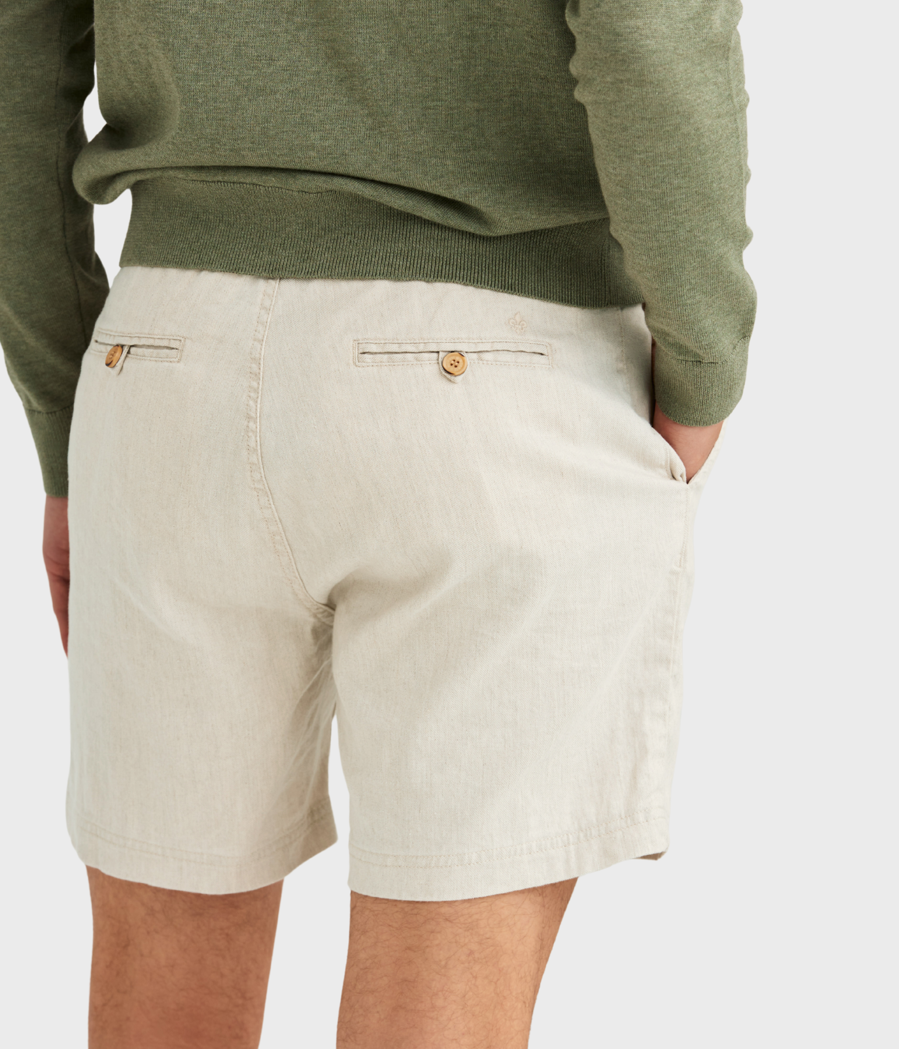 Fenix Linen Shorts (04 Off white)
